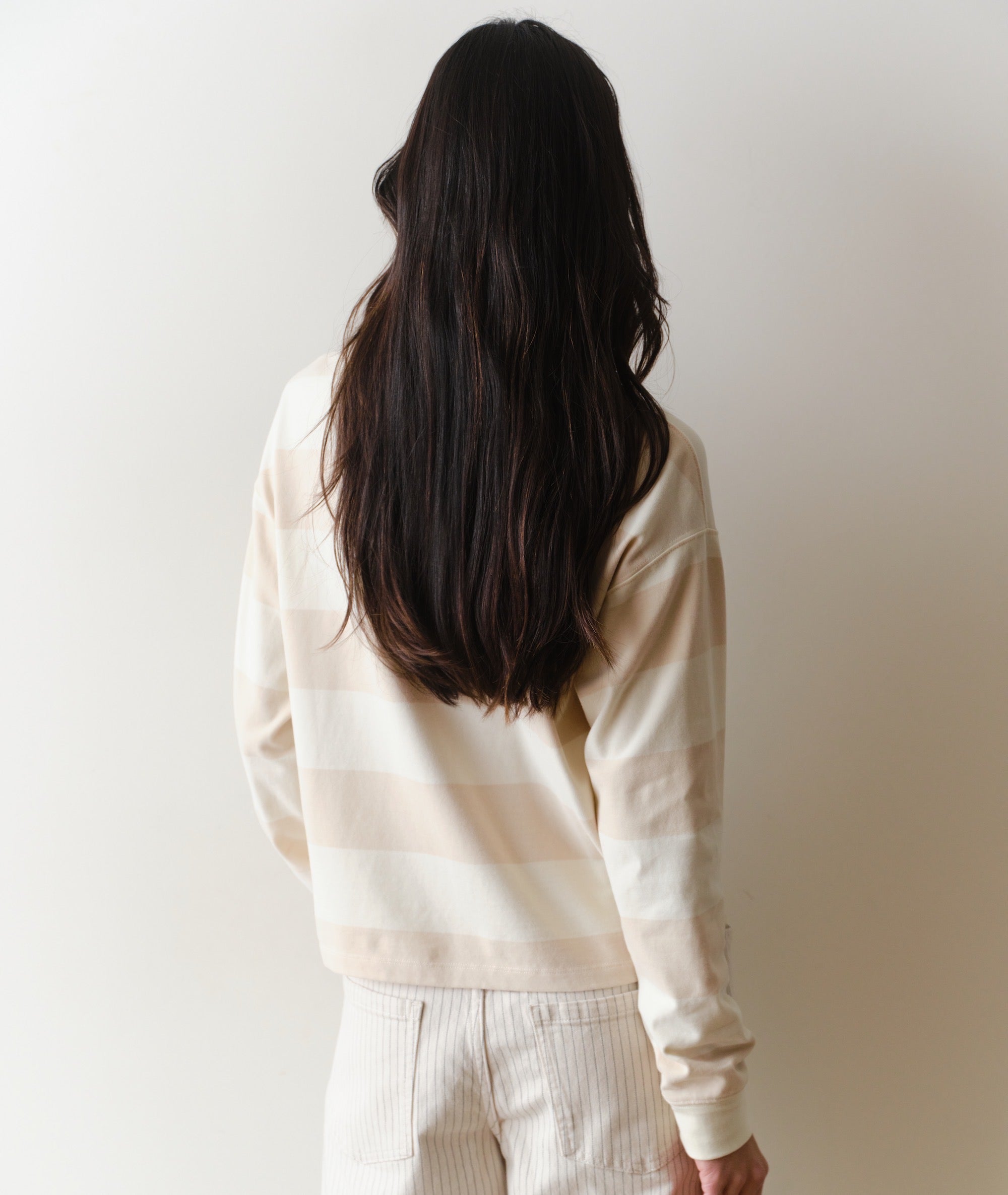 Luxe Sueded Polo Tee