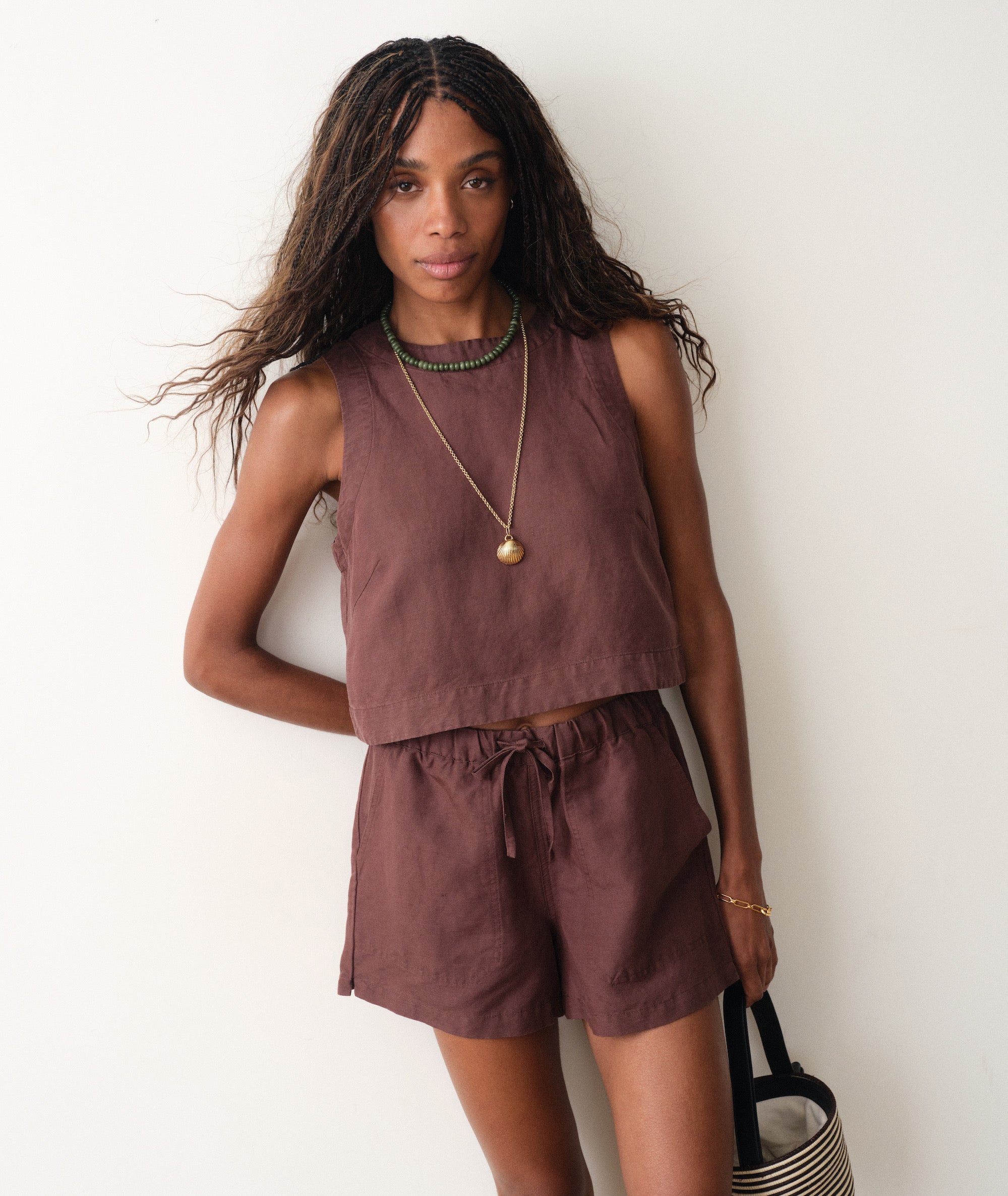 Drawstring Linen Short Set Linen Drawstring Short – Marine Layer