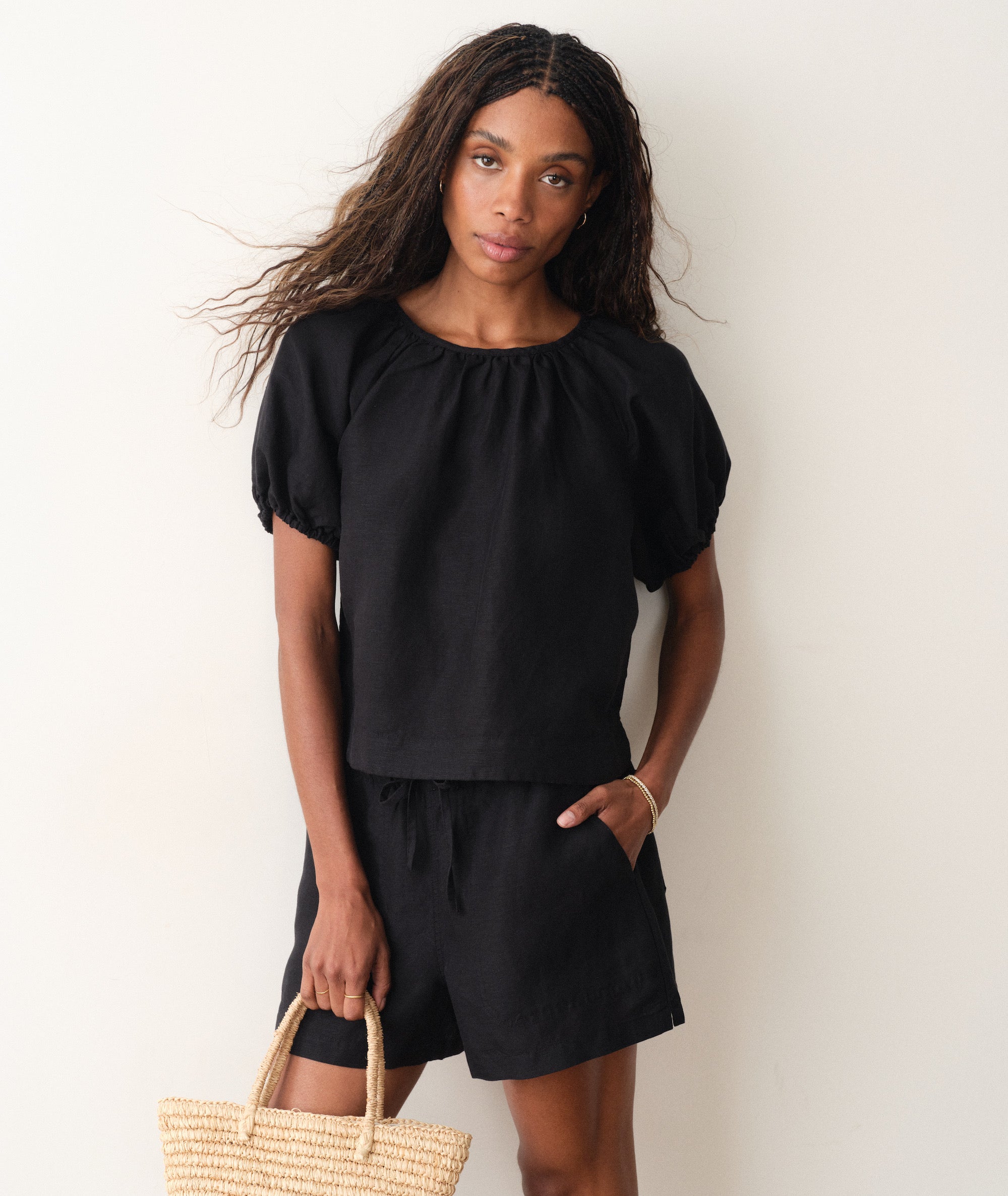 Drawstring Linen Short Set Linen Drawstring Short – Marine Layer