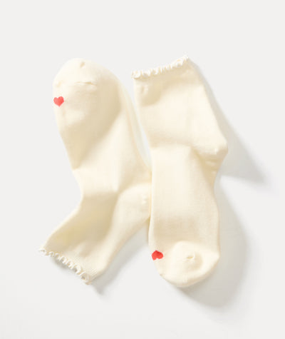 Ruffle Crew Sock