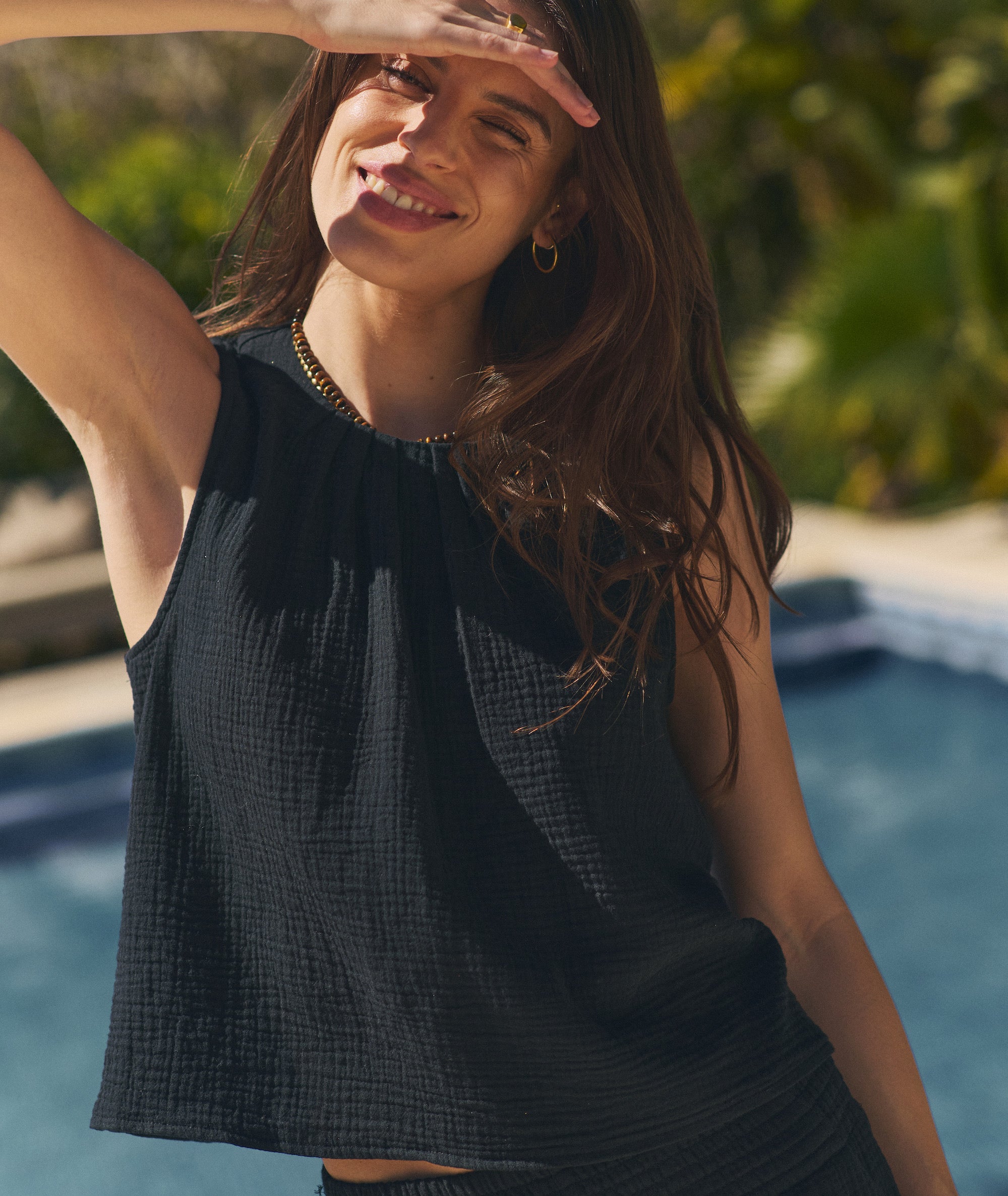 Serena High Neck Tank