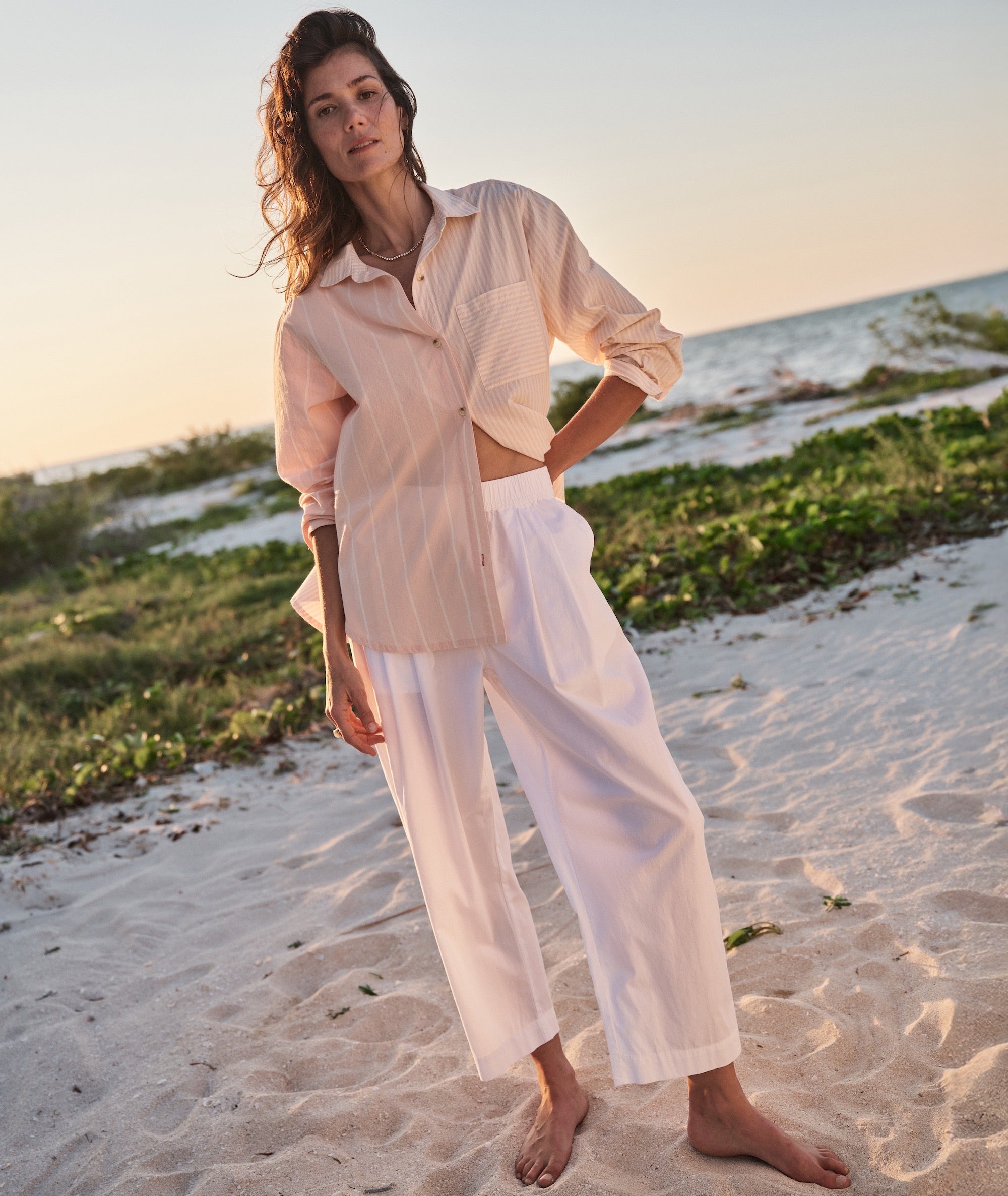 Jane Relaxed Shirt in Cali Poplin