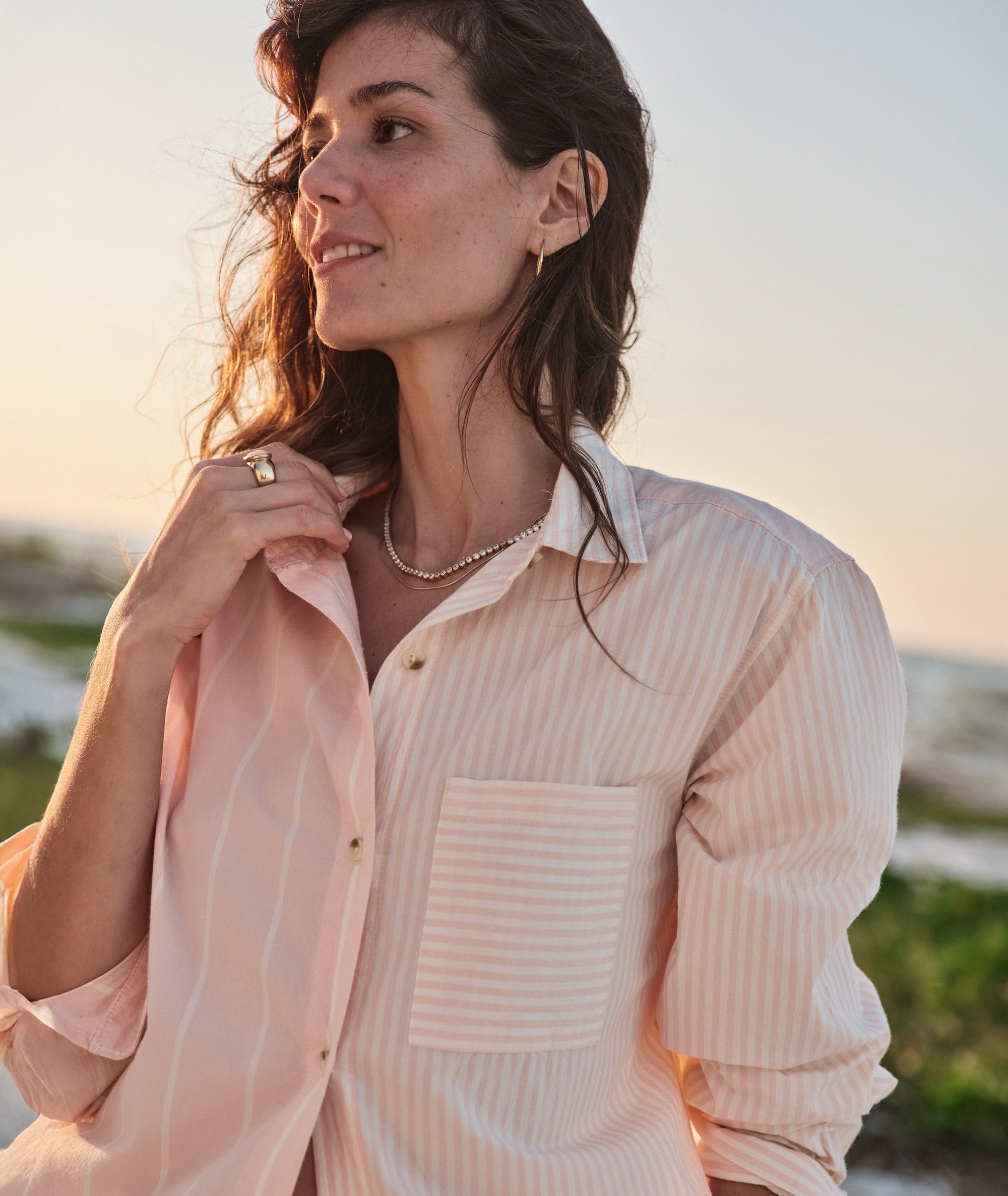 Jane Relaxed Shirt in Cali Poplin