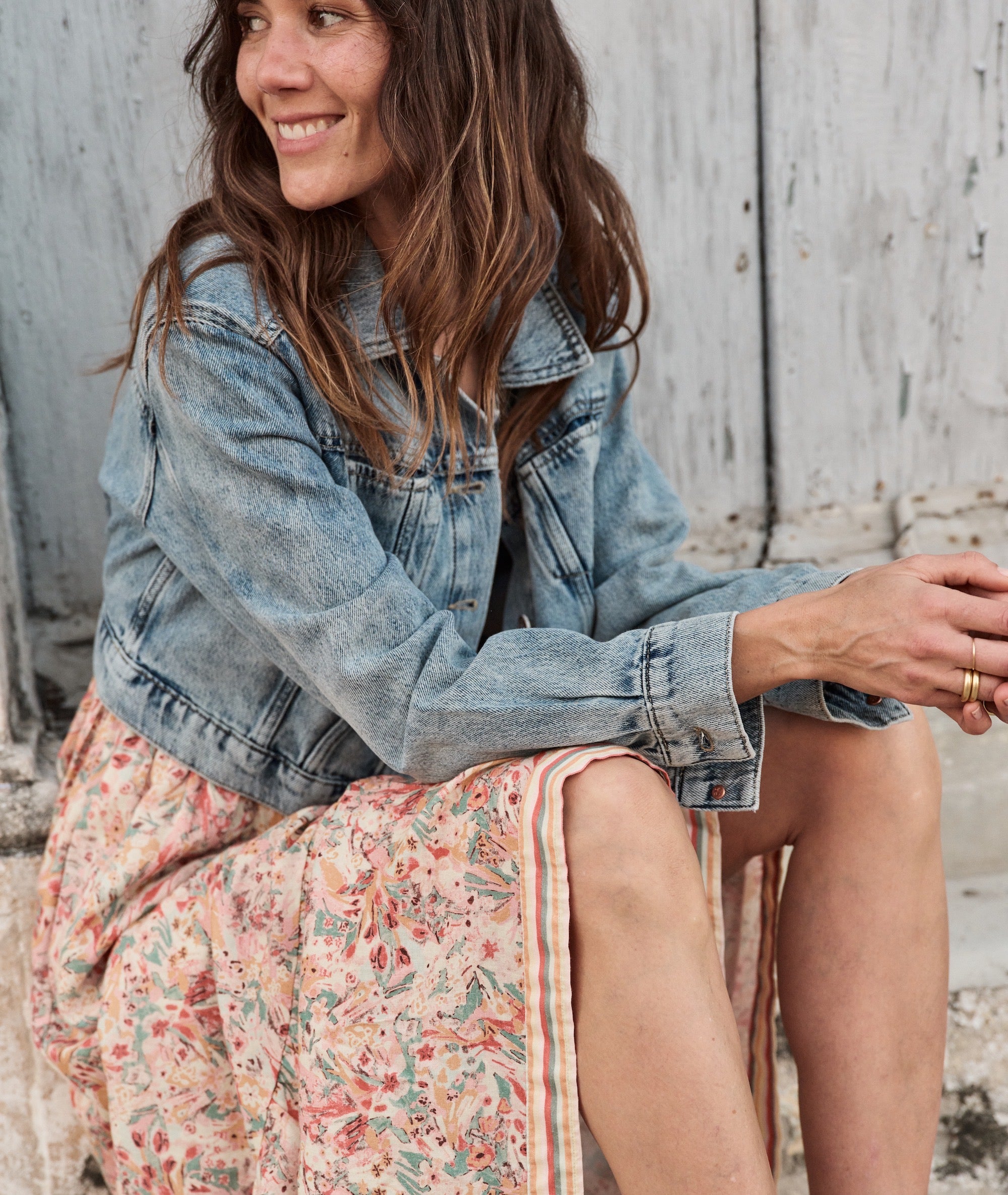 Ash Crop Denim Jacket