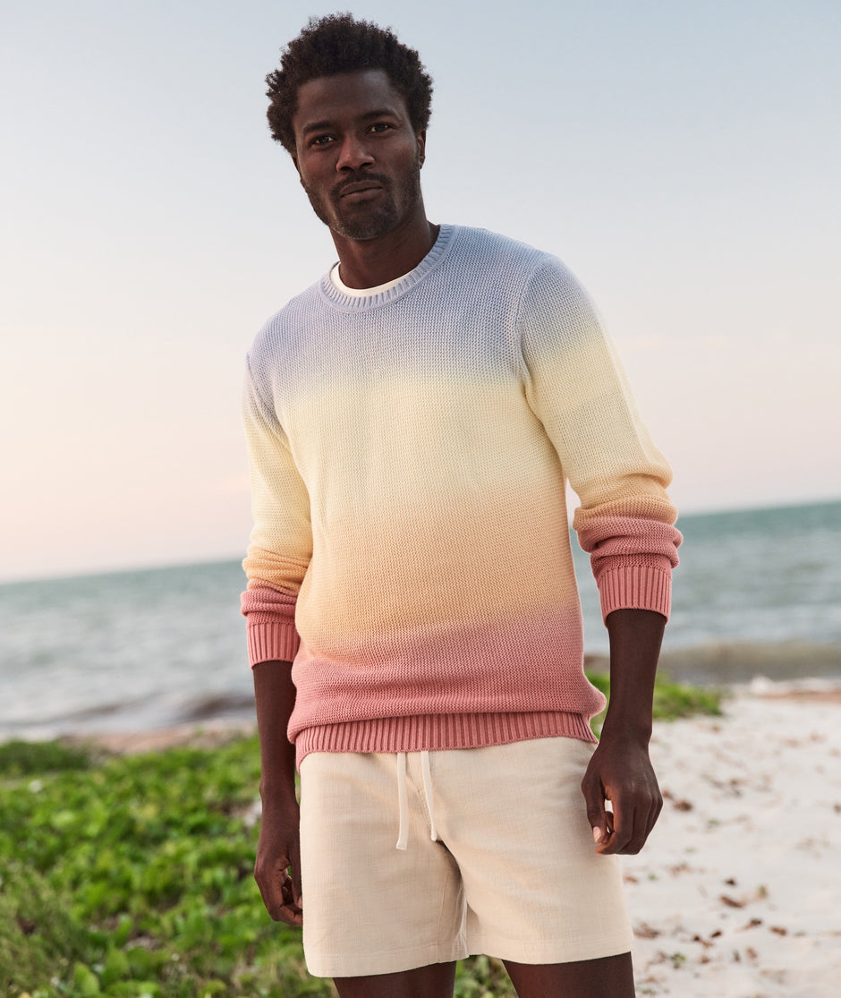 Ombre Crew Sweater