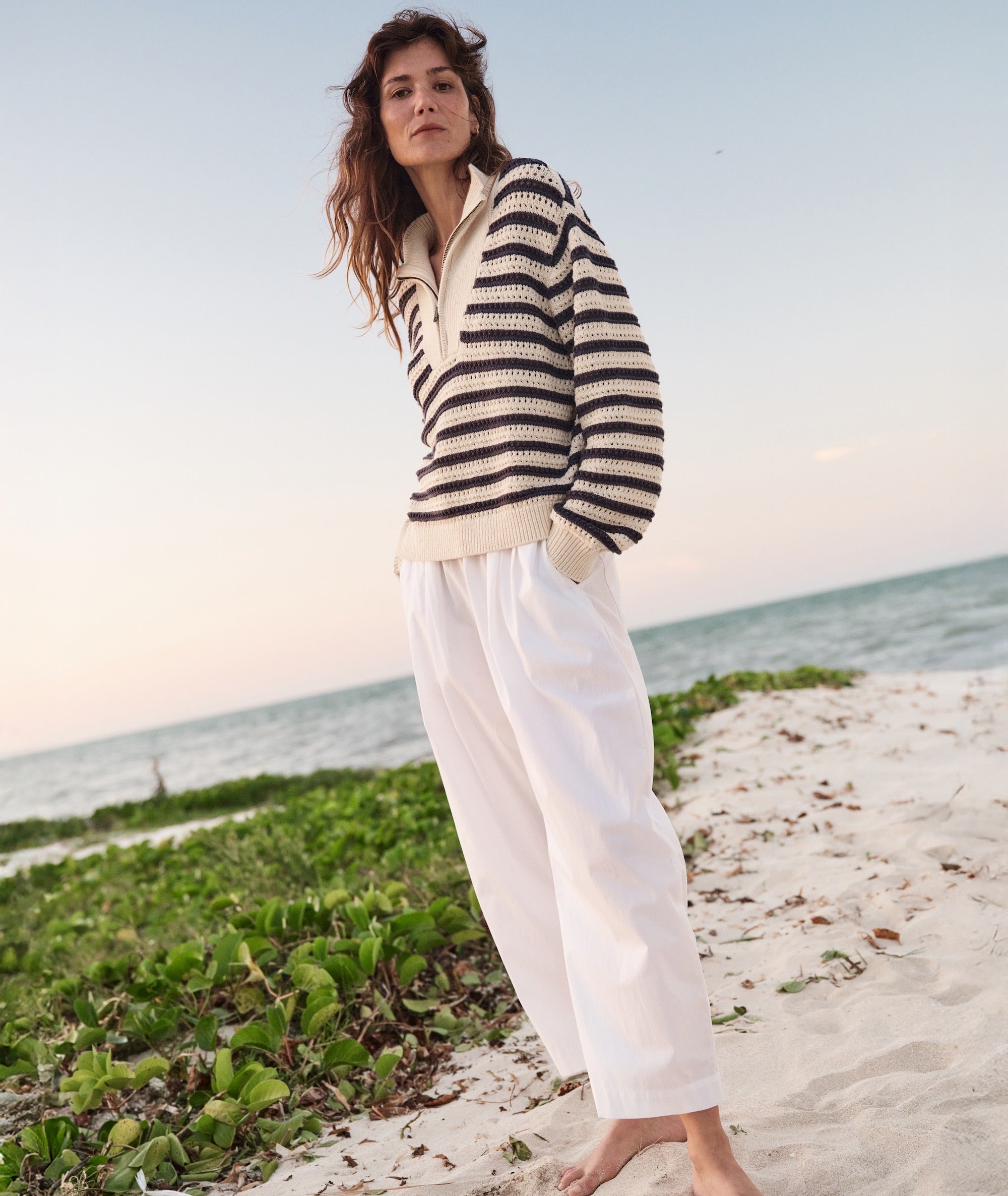 Montecito Quarter Zip Sweater