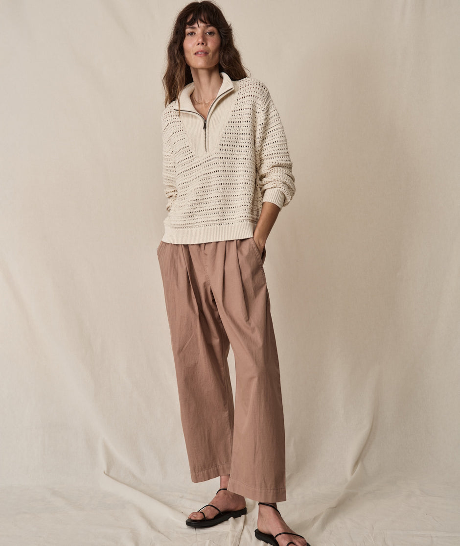 Montecito Quarter Zip Sweater