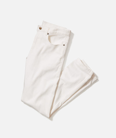 5 Pocket Slim Straight Twill Pant