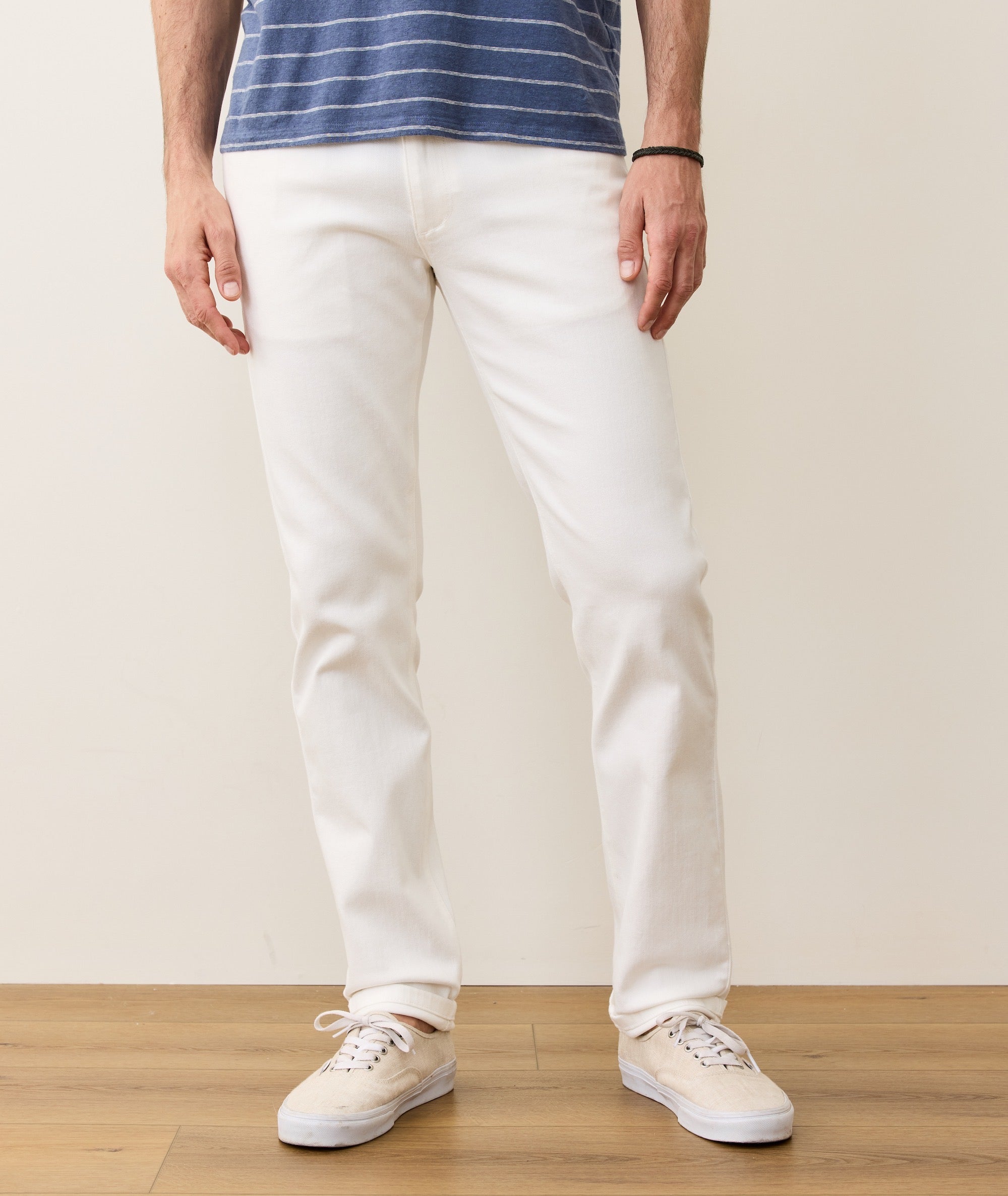 5 Pocket Slim Straight Twill Pant