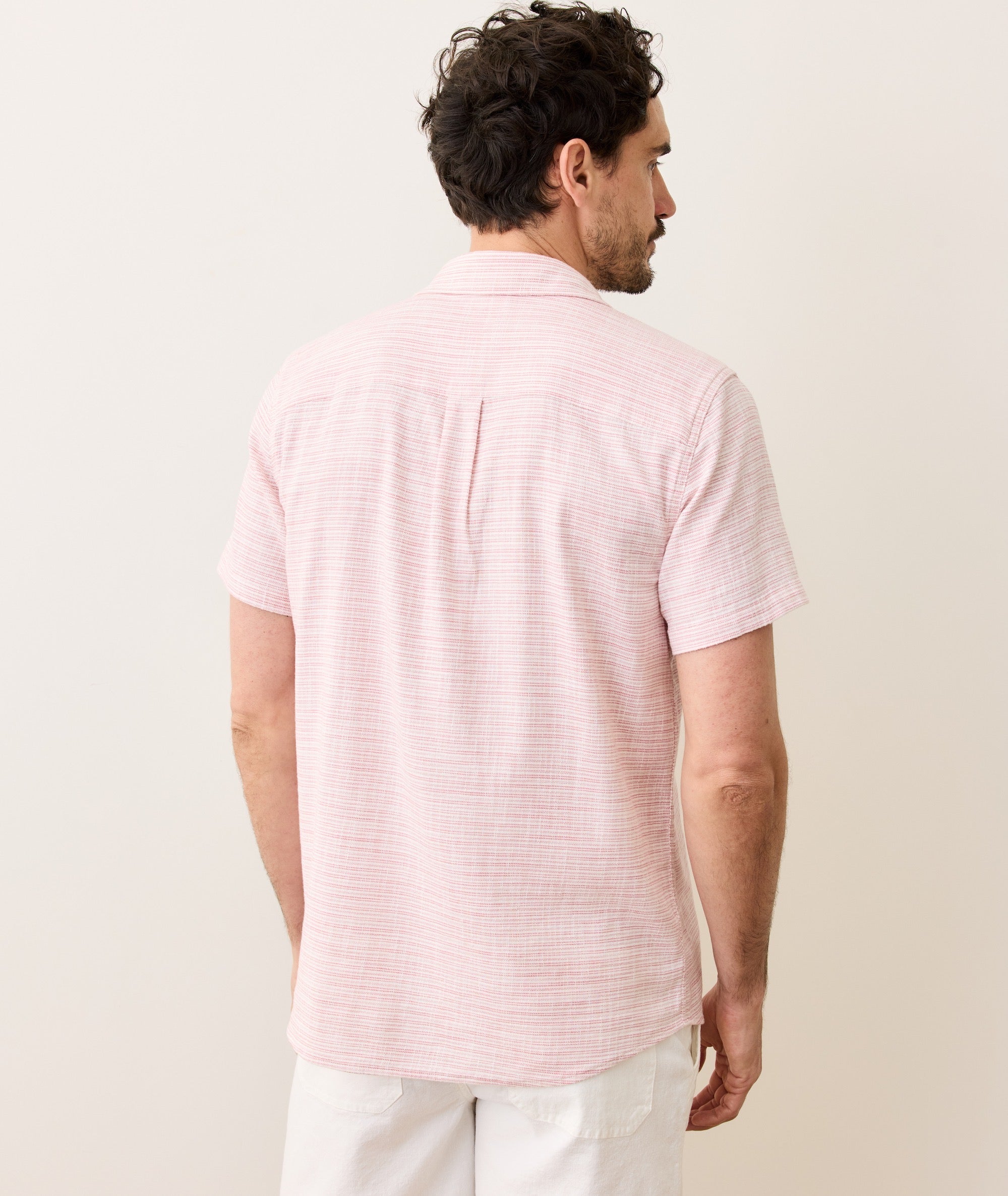 Stretch Selvage Short Sleeve Shirt