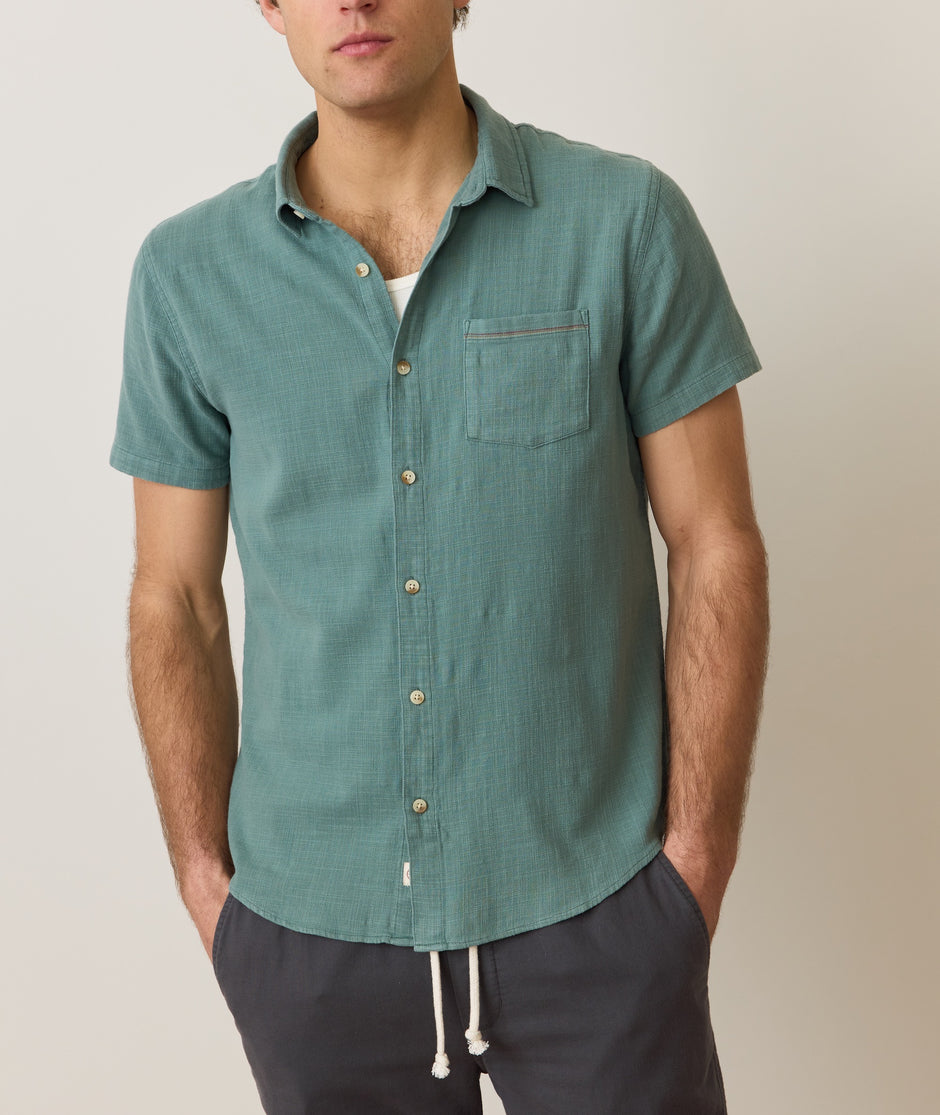 Stretch Selvage Short Sleeve Shirt