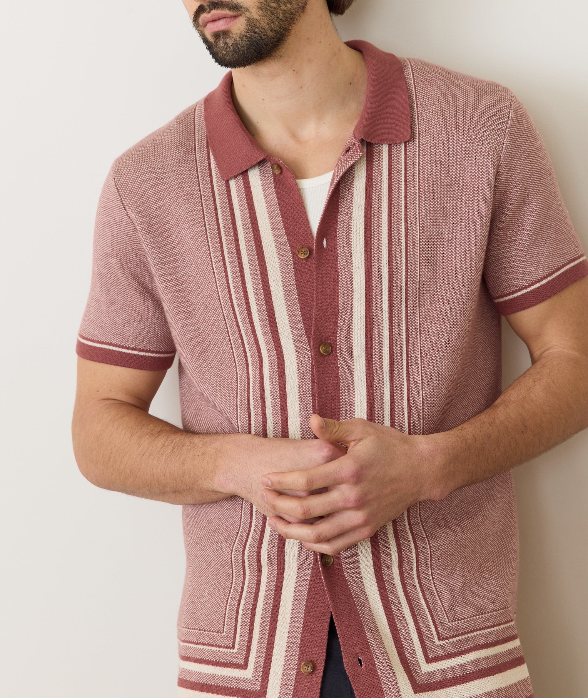 Ethan Sweater Button-Down