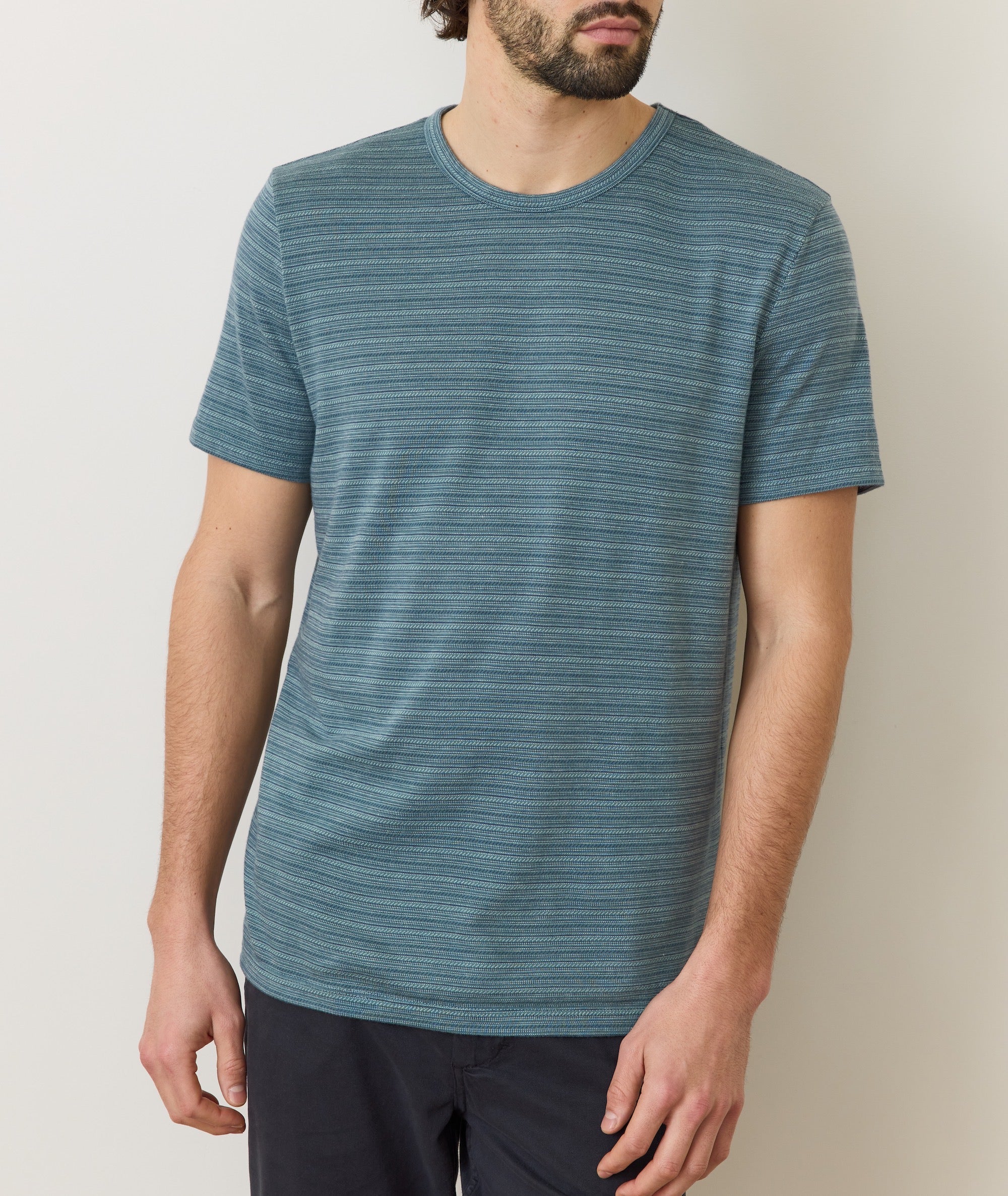 Signature Jacquard Crew Tee