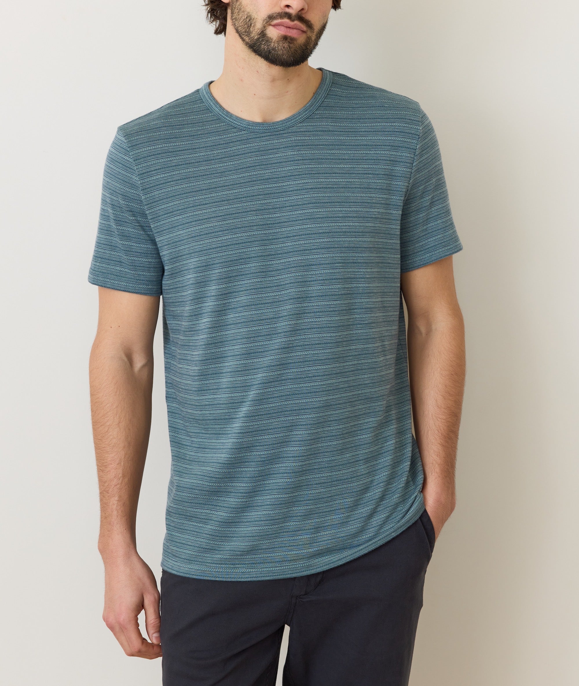 Signature Jacquard Crew Tee