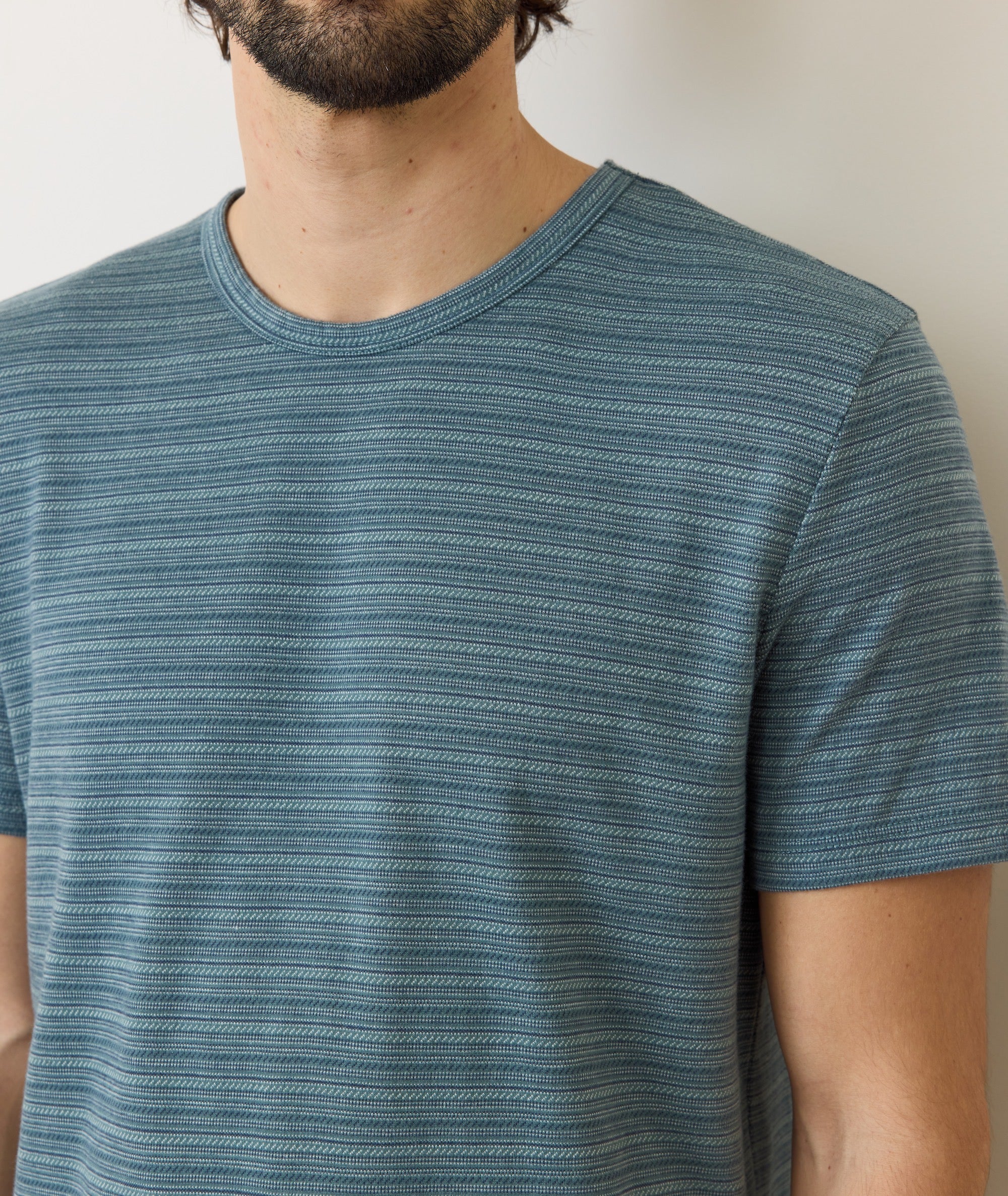 Signature Jacquard Crew Tee