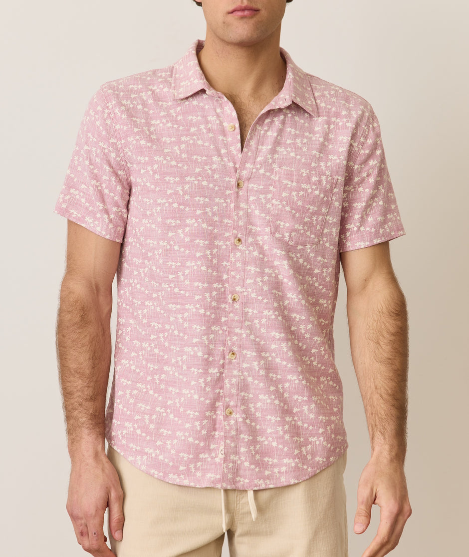 Stretch Selvage Short Sleeve Shirt