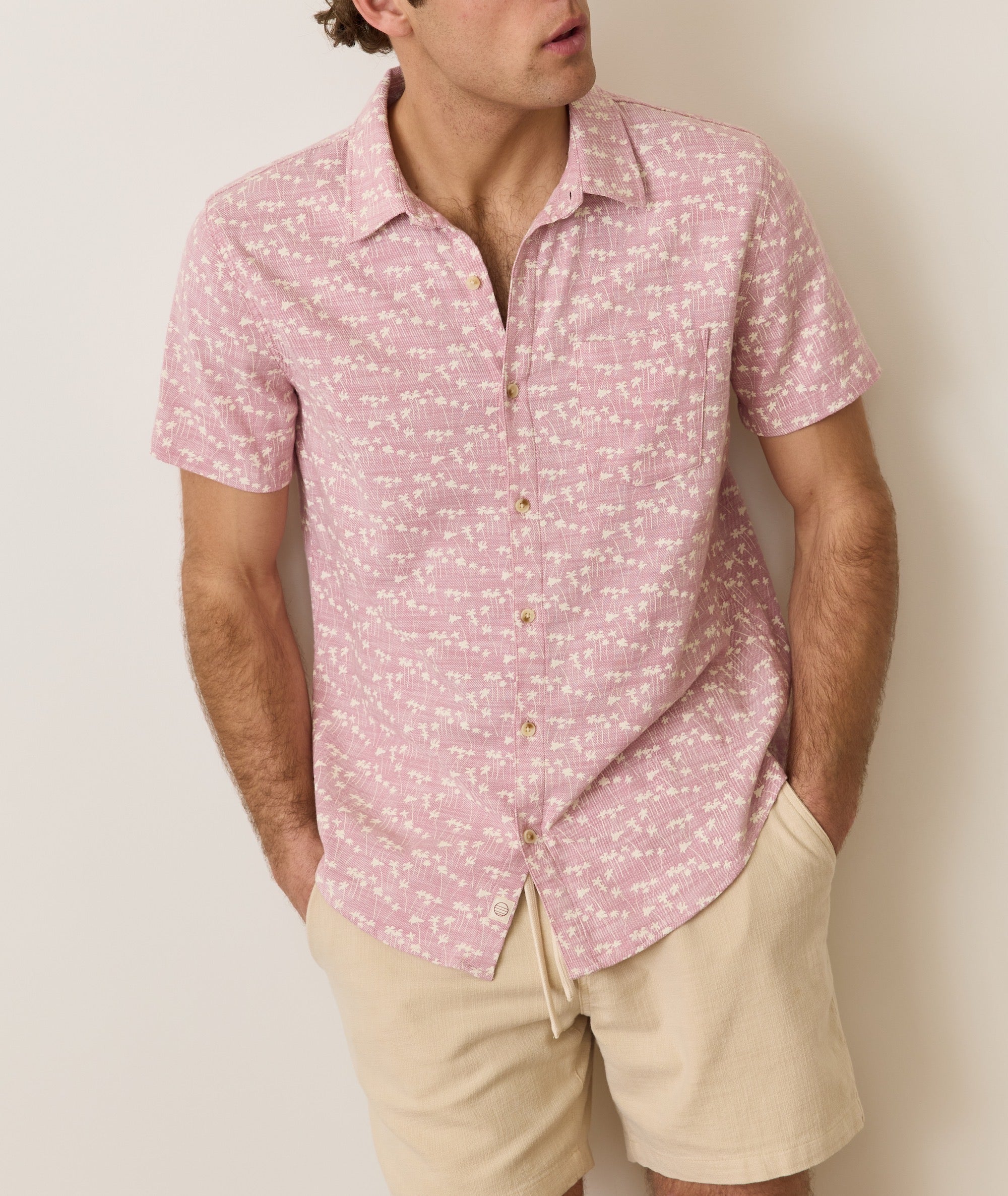 Stretch Selvage Short Sleeve Shirt