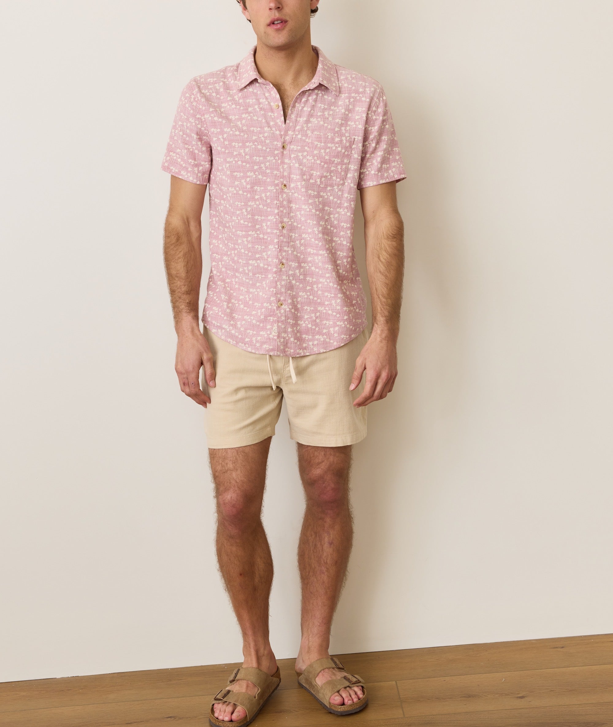 Stretch Selvage Short Sleeve Shirt