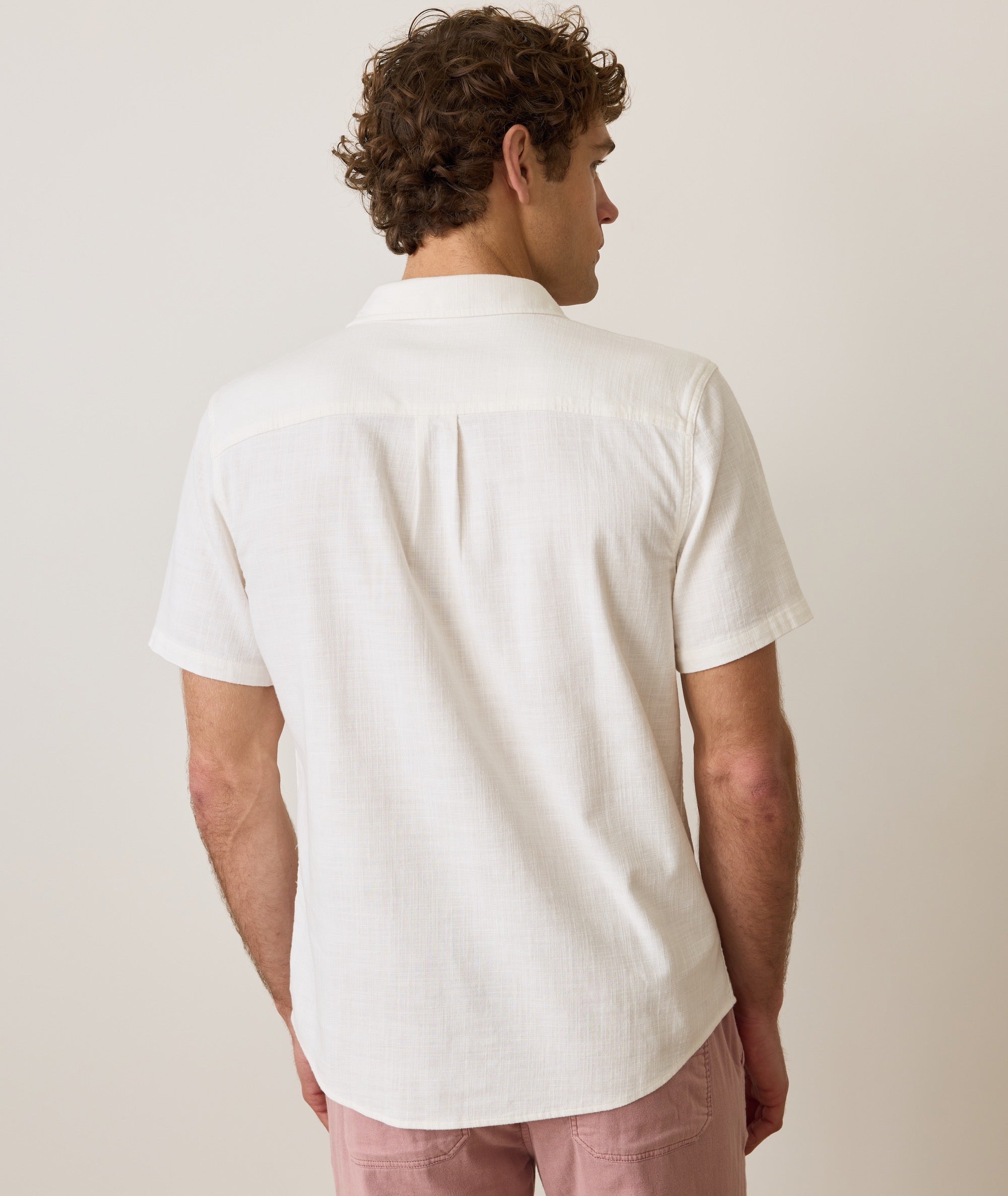 Stretch Selvage Short Sleeve Shirt