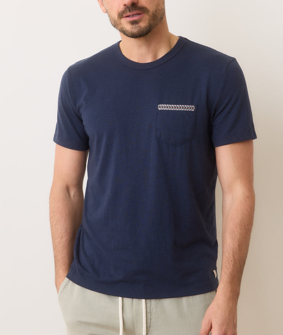 Signature Printed Pocket Tee
