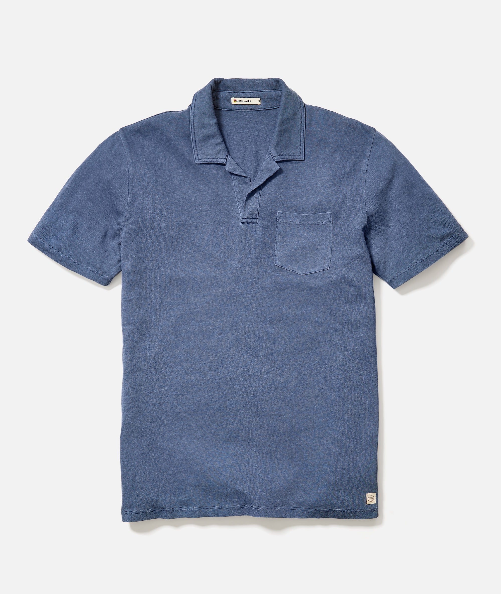 Hemp Resort Polo – Marine Layer - Main Image