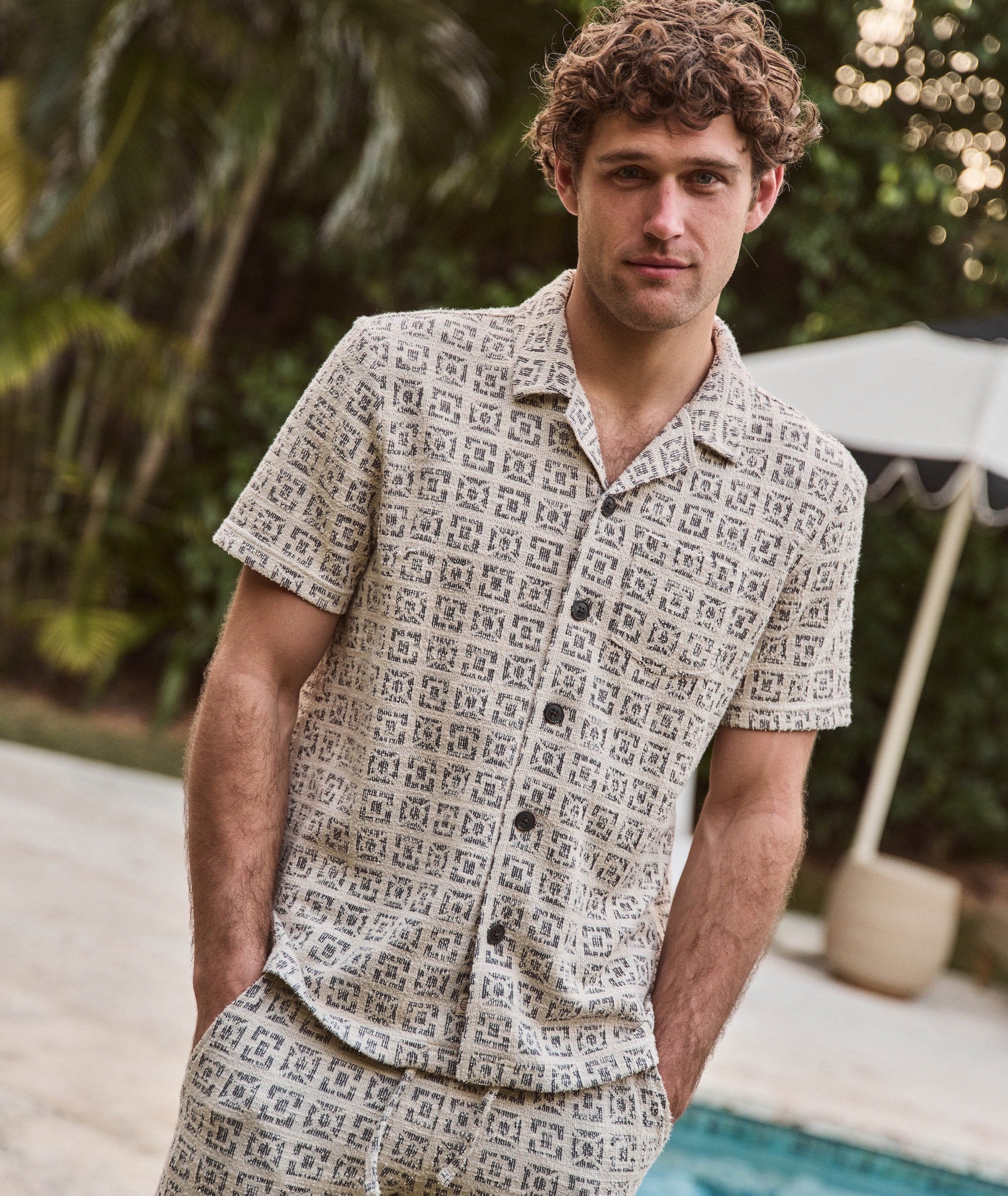Cam Jacquard Resort Shirt