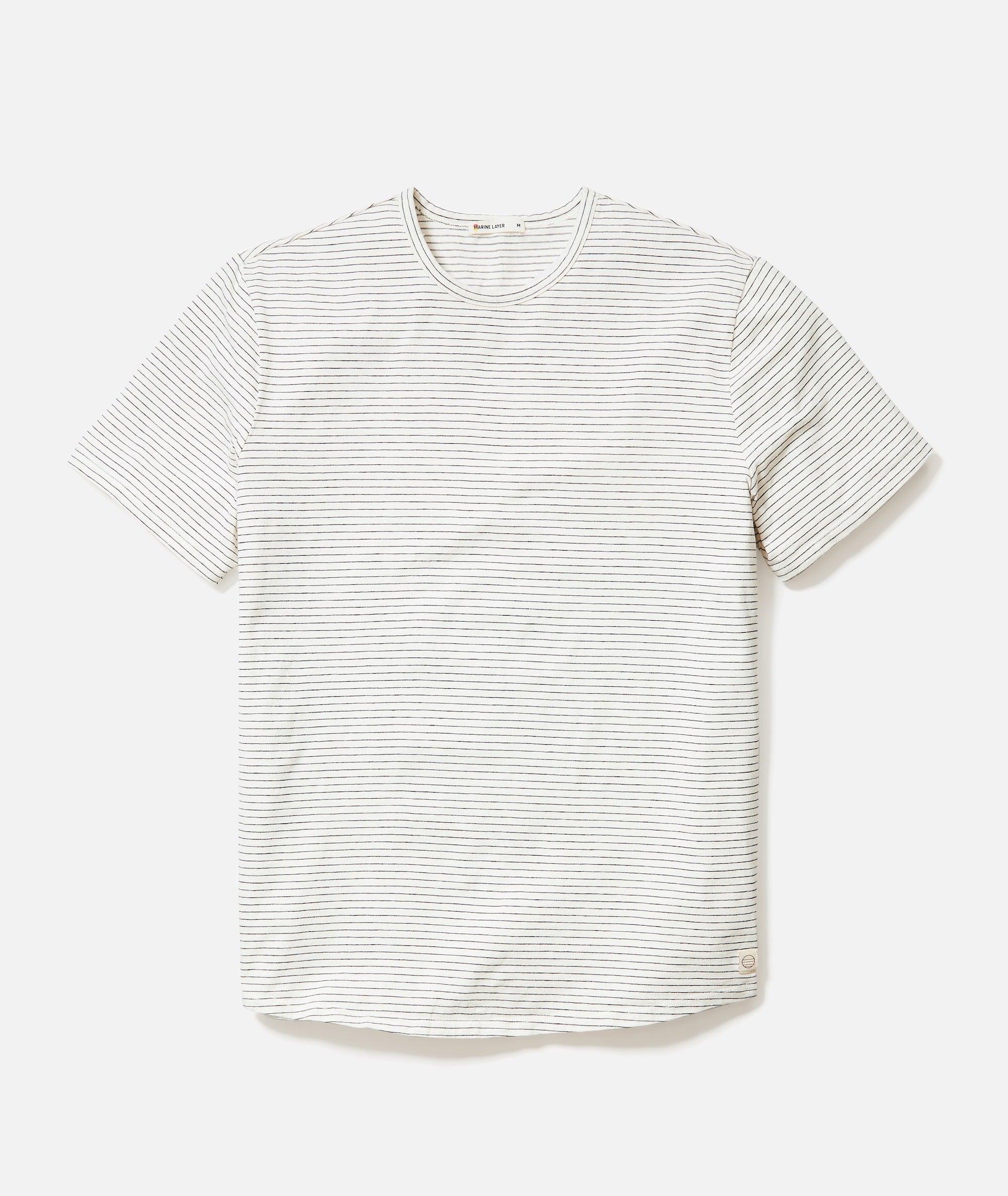 Saddle Hem Crew Tee