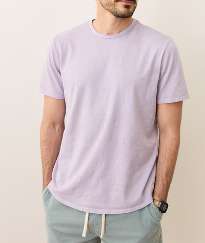 Saddle Hem Crew Tee