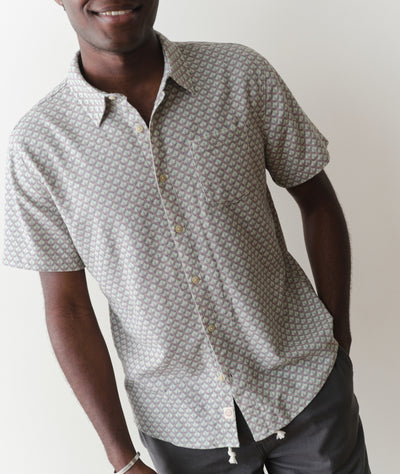Stretch Selvage Short Sleeve Shirt