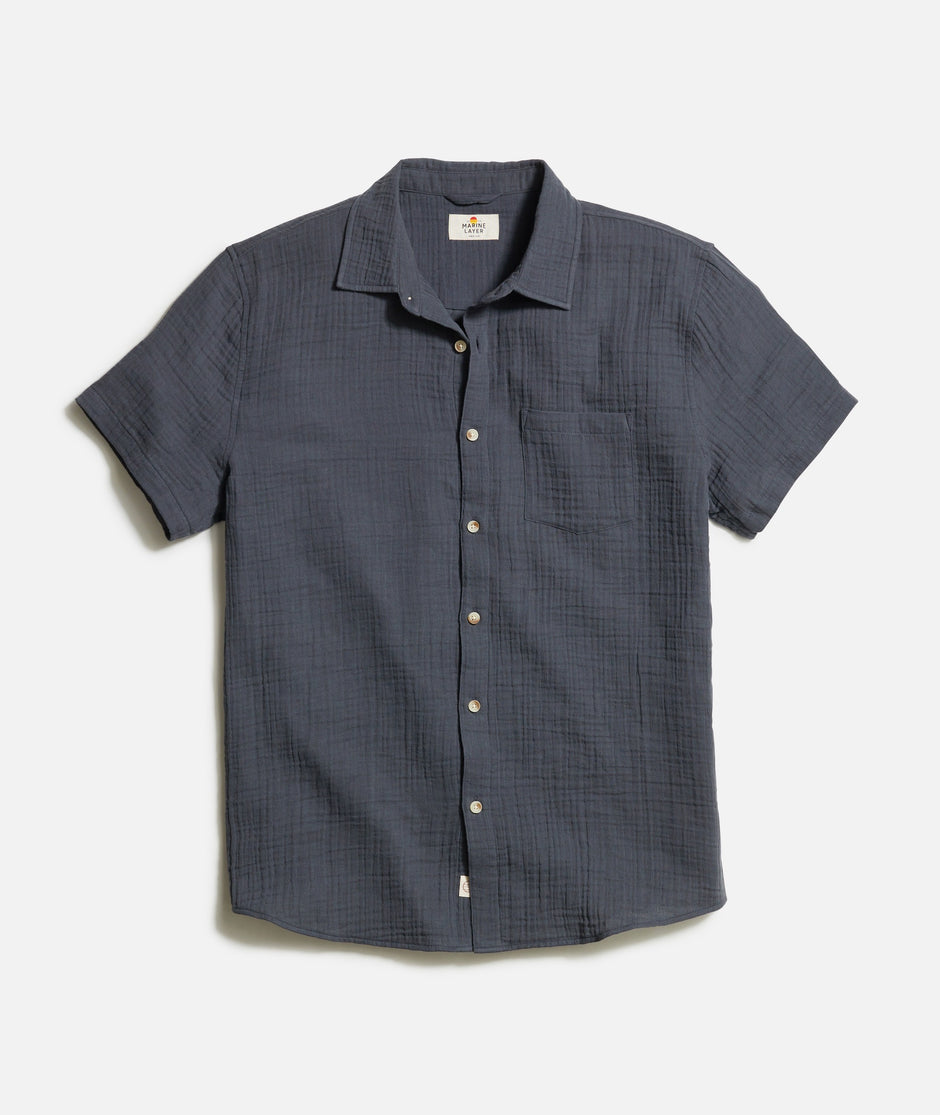 Crinkle Double Cloth Shirt