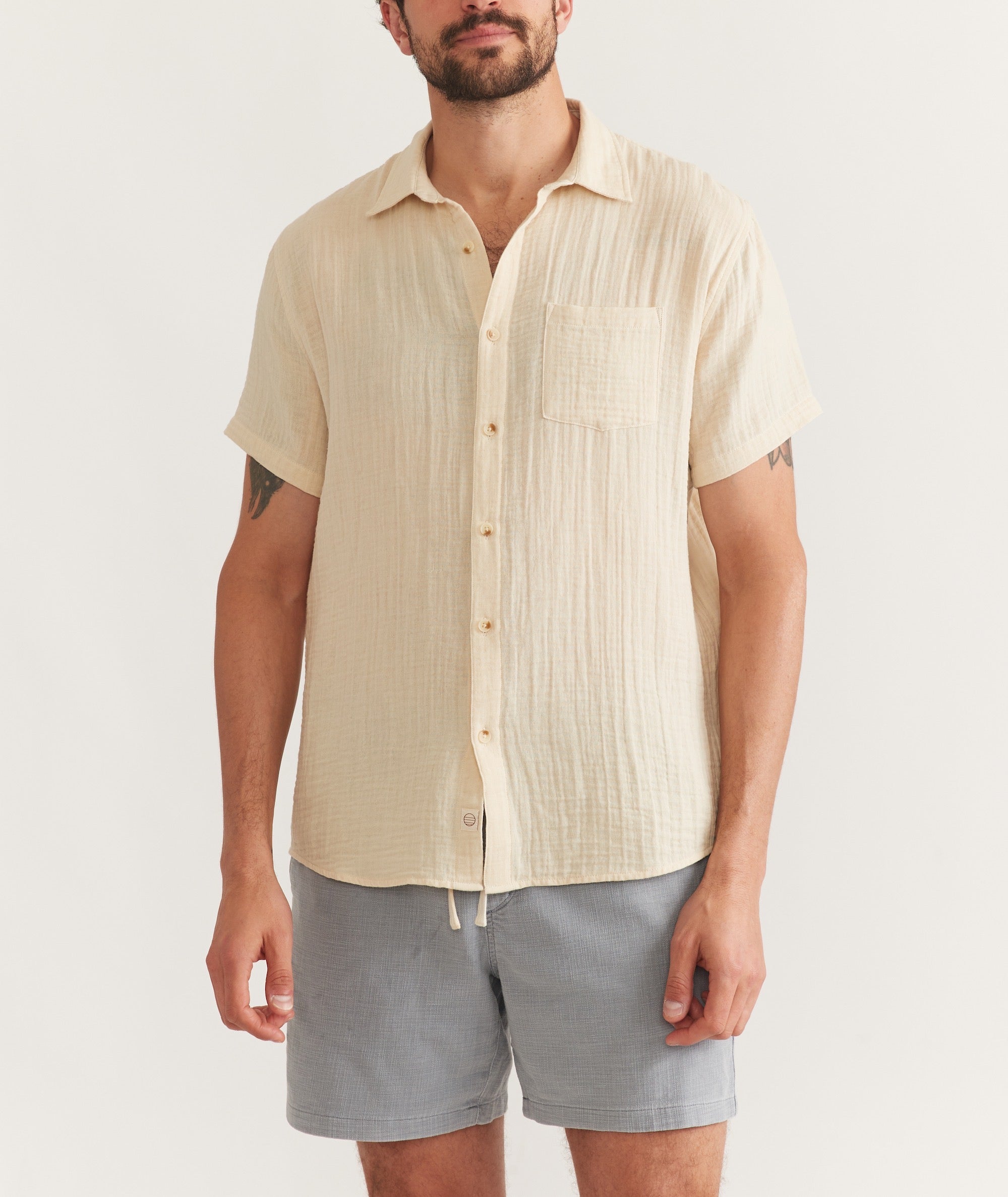 Crinkle Double Cloth Shirt – Marine Layer
