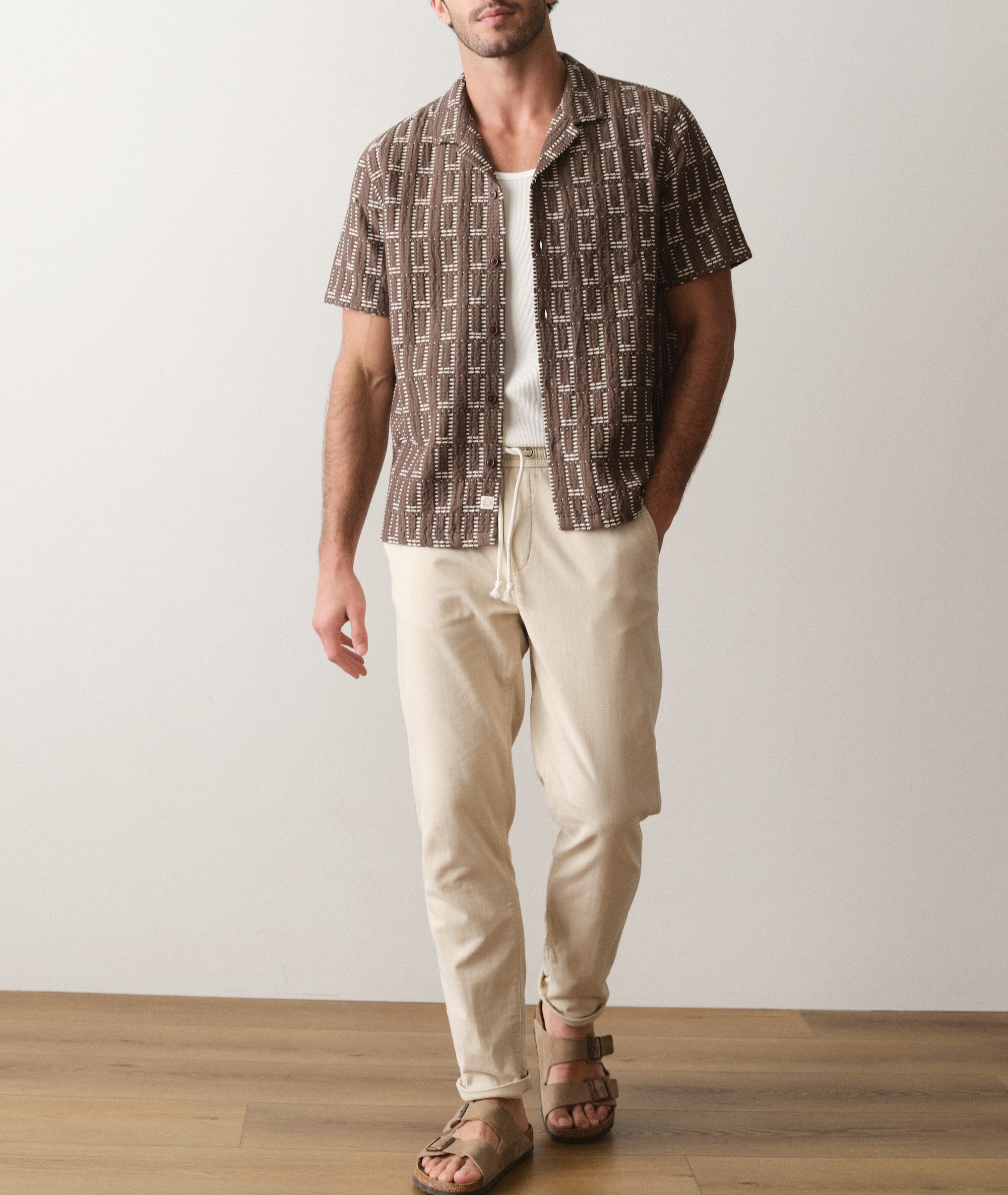 Marine Layer Dobby Resort Men Shirt Marine Layer Dobby Resort Men Shirt