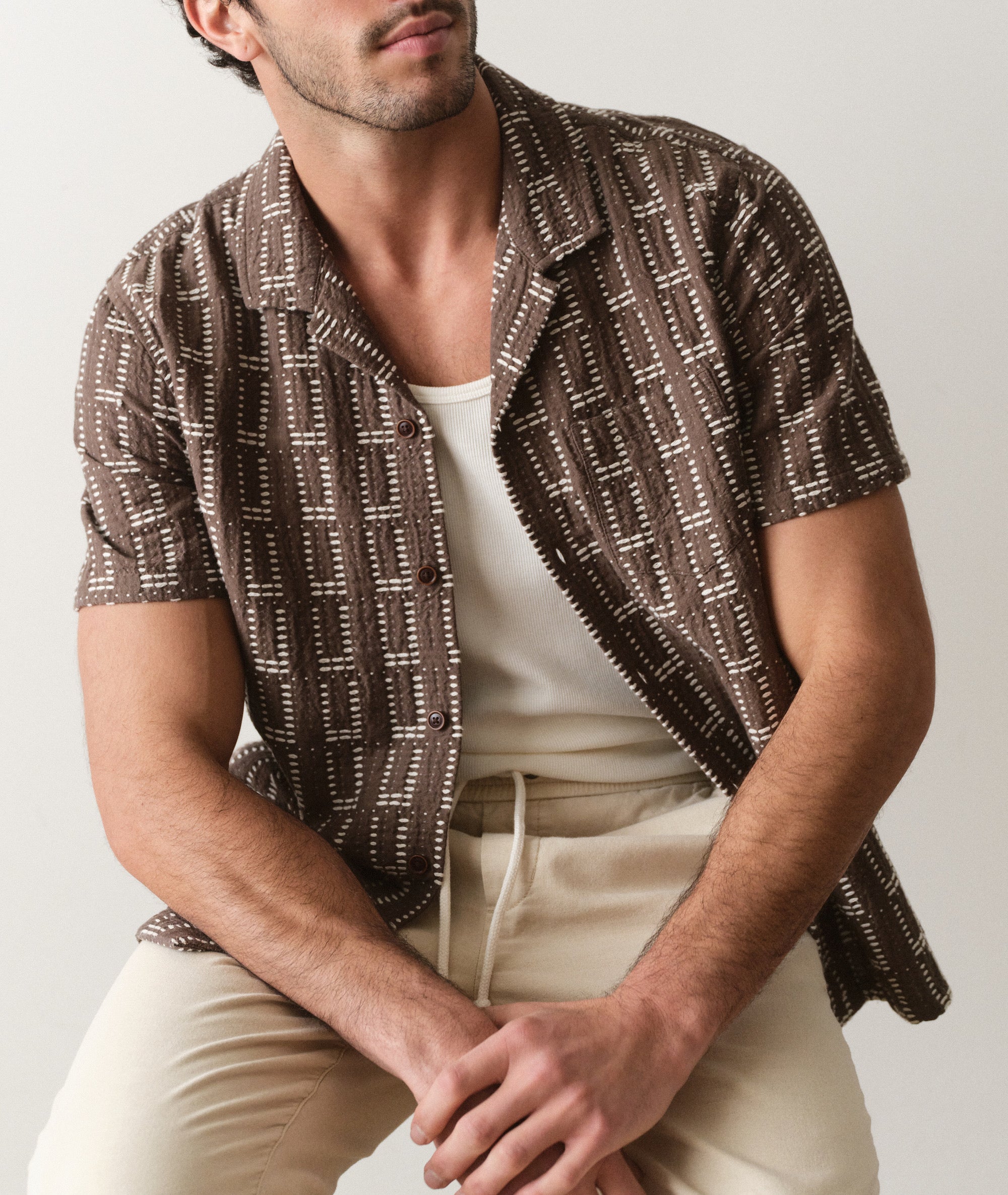 Marine Layer Dobby Resort Men Shirt Marine Layer Dobby Resort Men Shirt