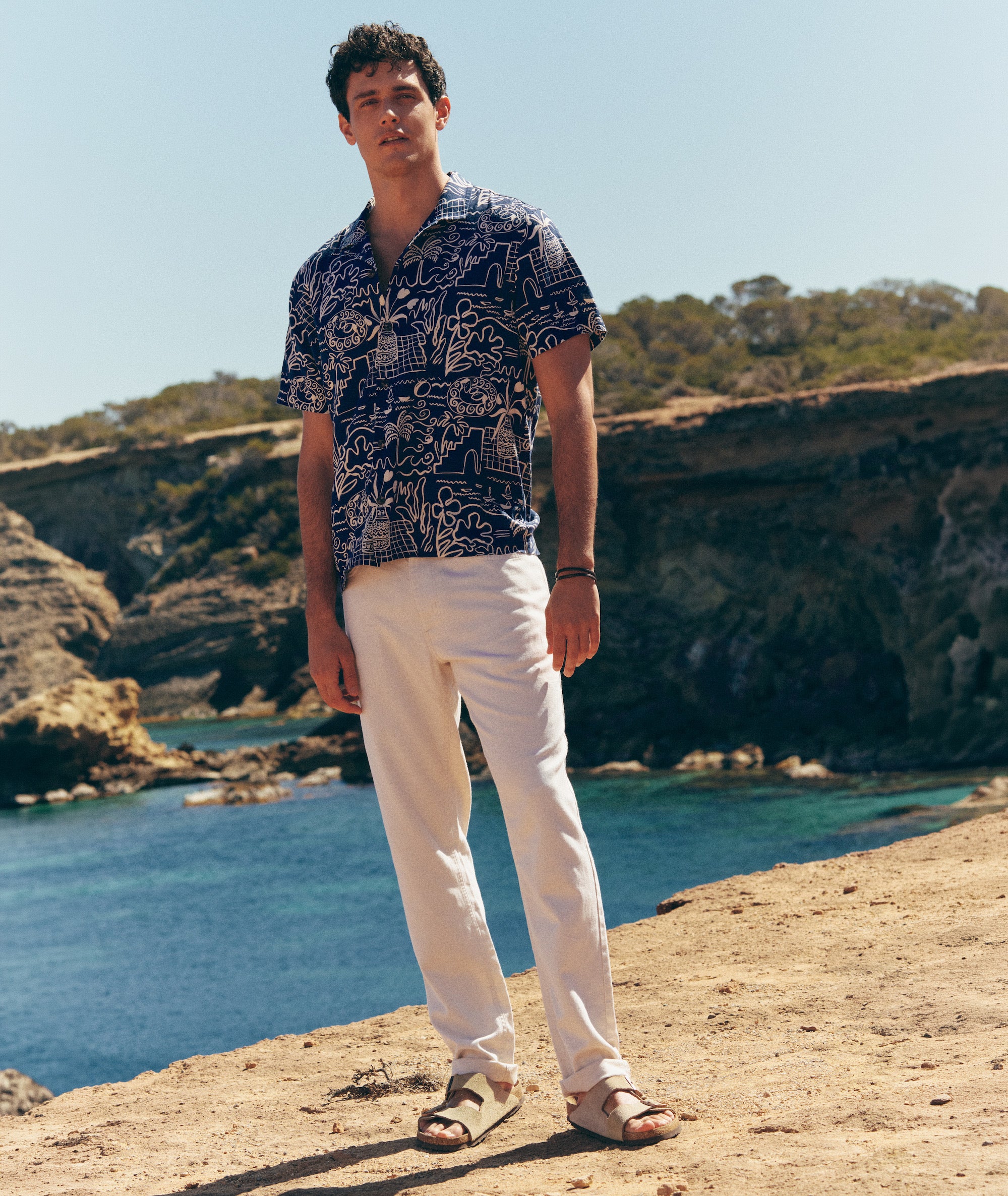 beach dress shirt Green Summer Ready Jaquard | Green * Made of 100% soft linen * Come in either long or short sleeve * Relaxed fit * Ideal for both formal and casual wear * Customization option for fit Pablo Tencel Linen Resort Shirt