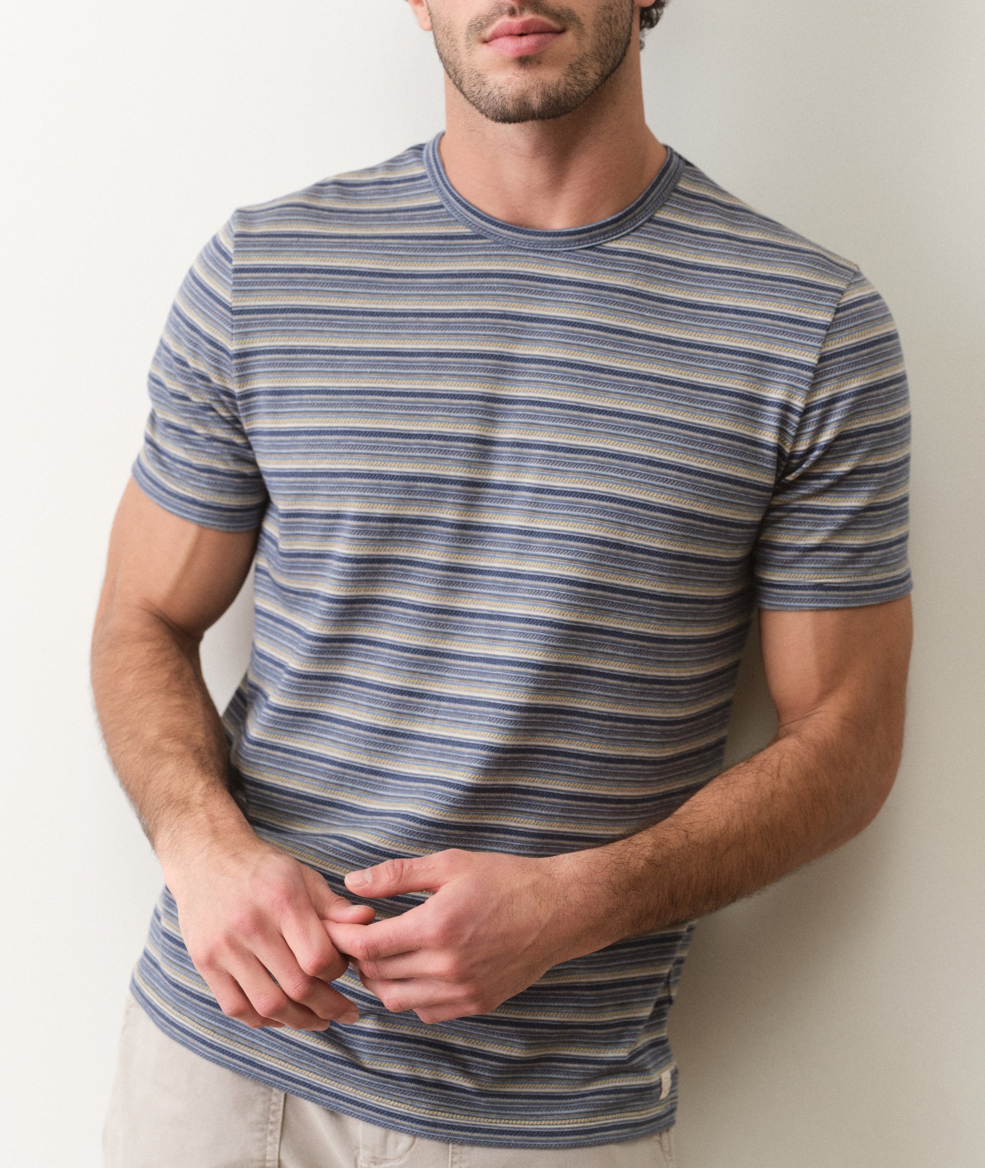 Signature Jacquard Crew Tee