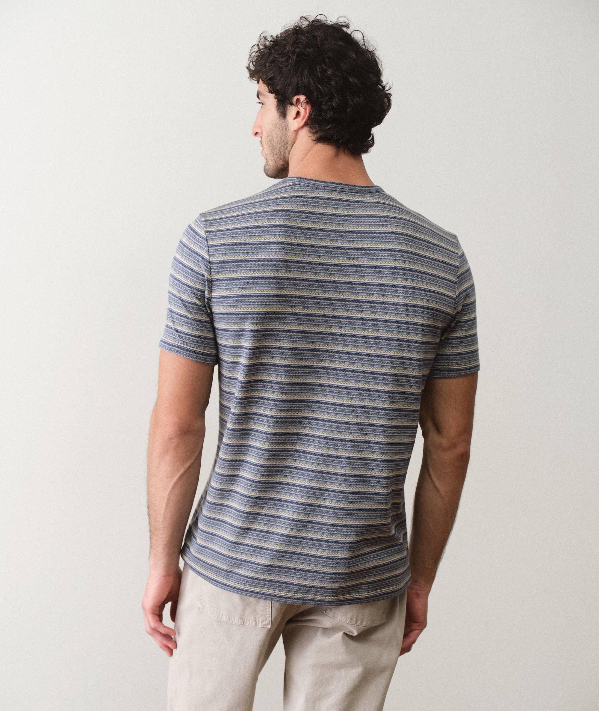 Signature Jacquard Crew Tee