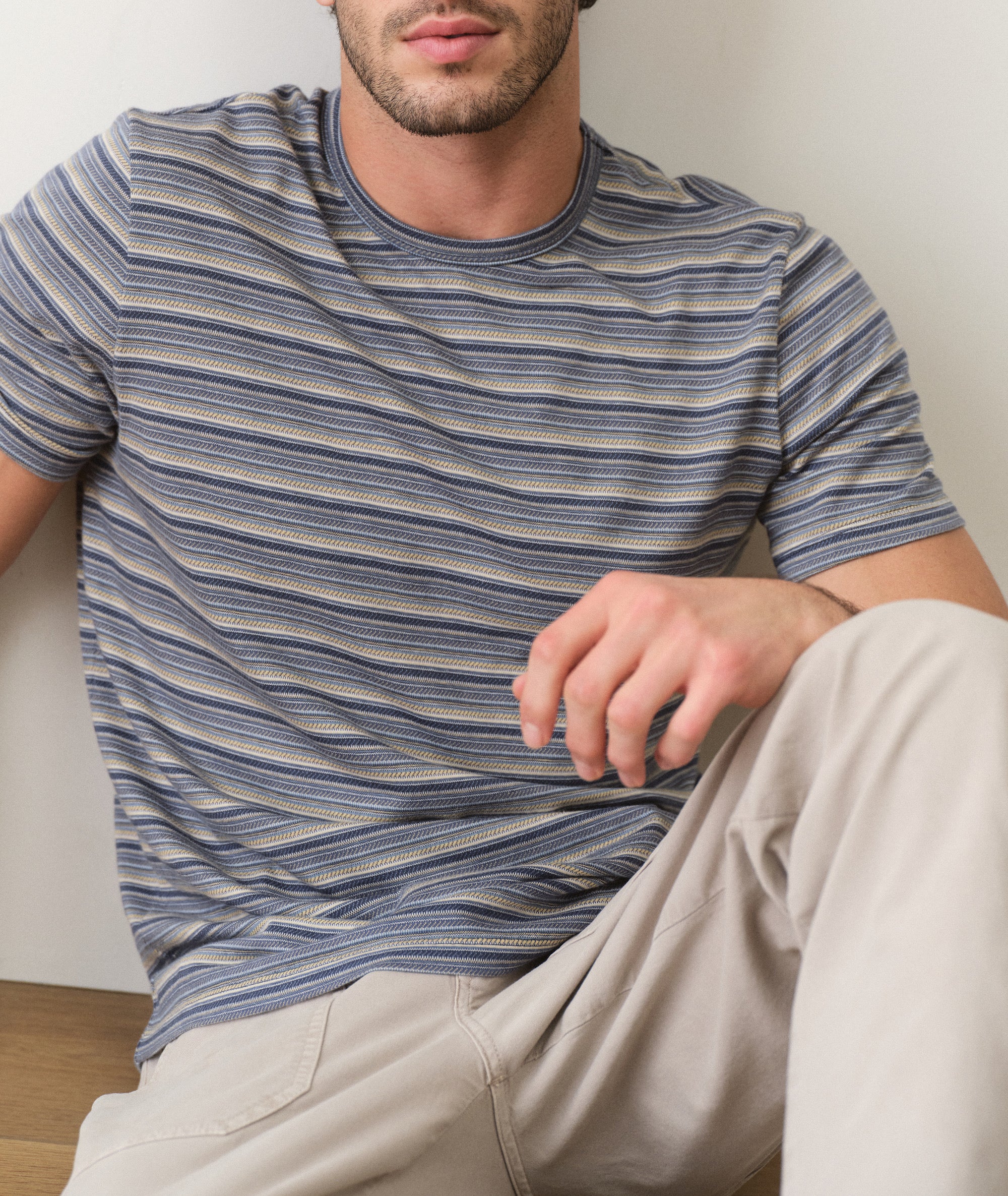 Signature Jacquard Crew Tee