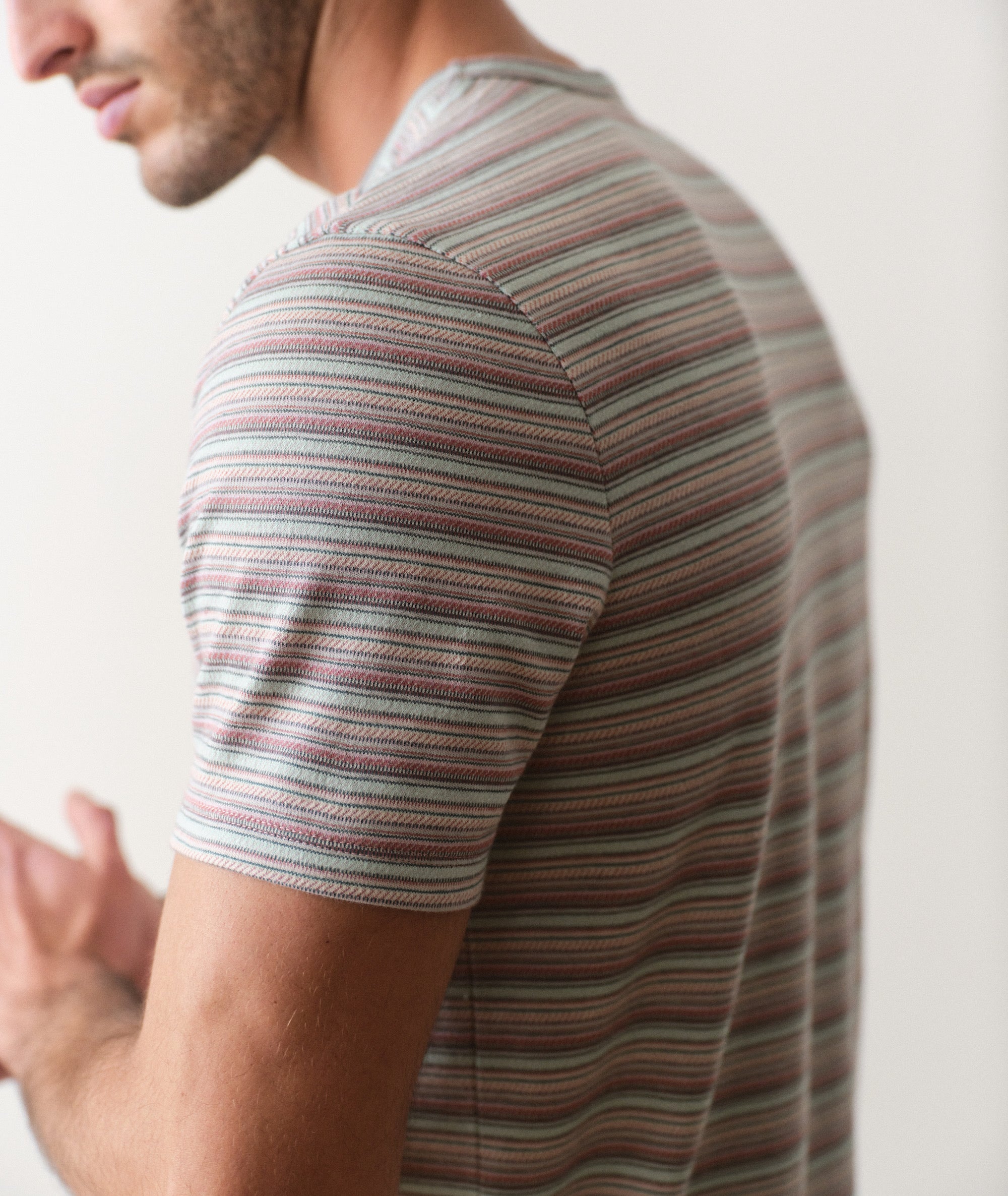 Signature Jacquard Crew Tee