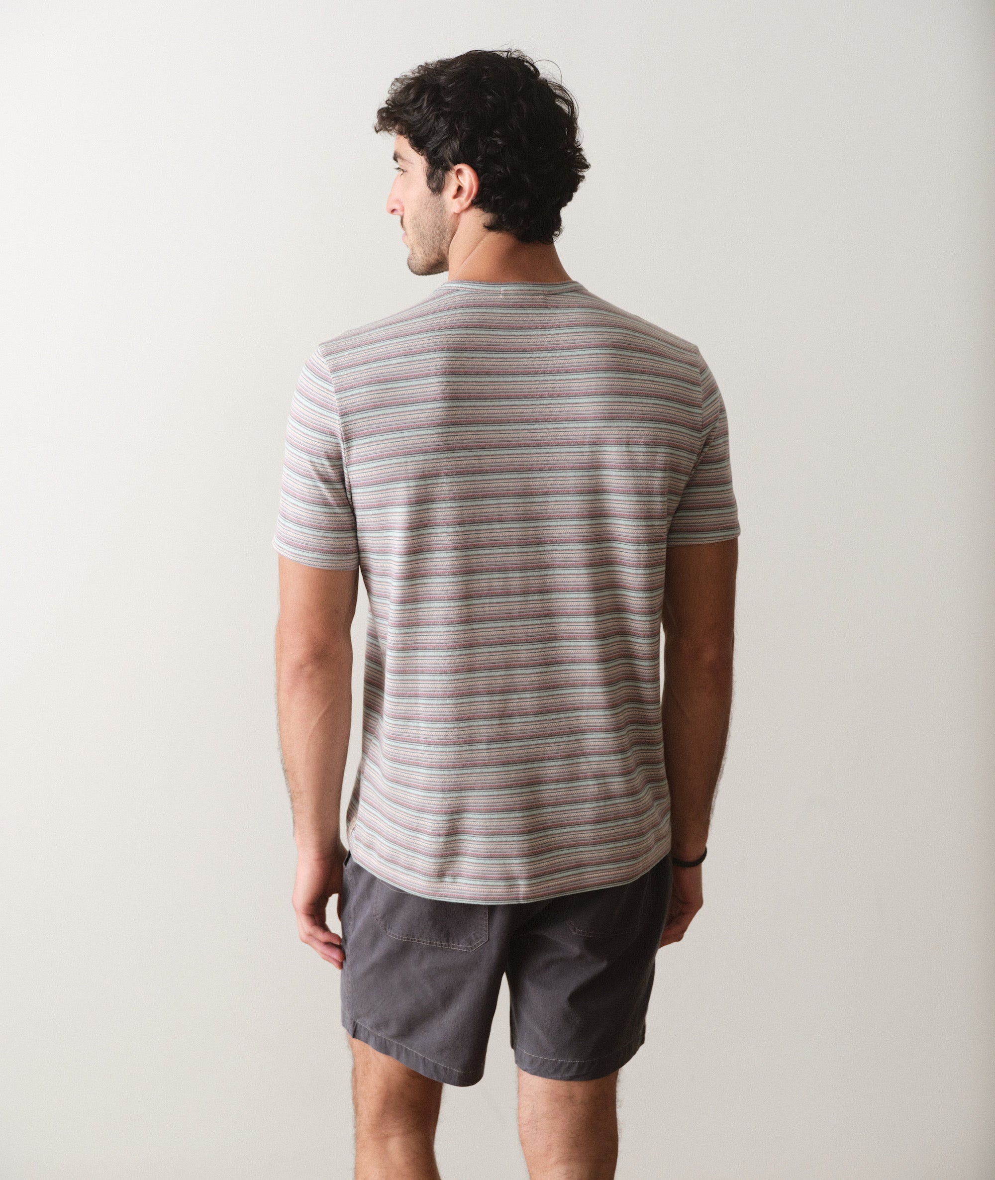 Signature Jacquard Crew Tee