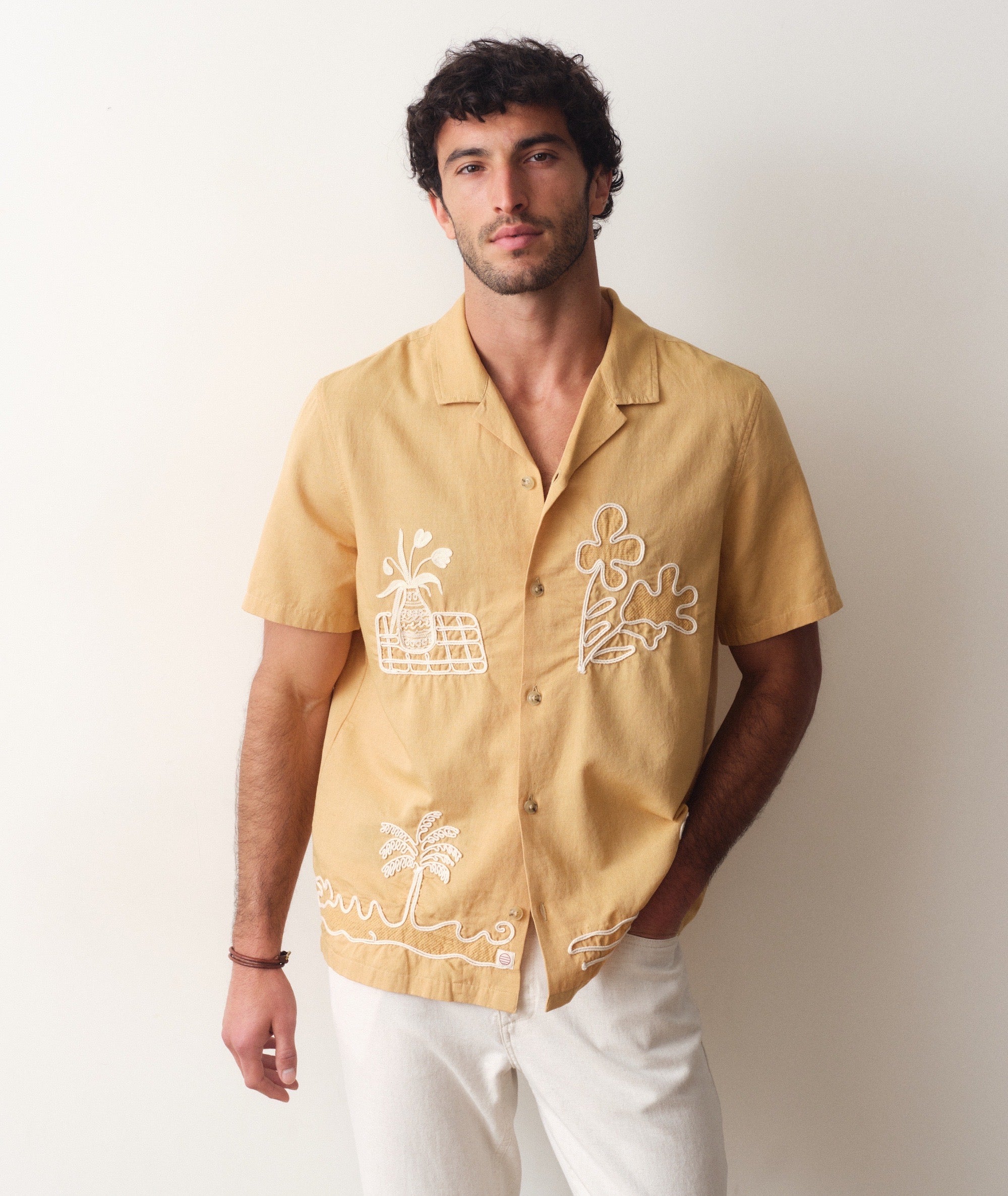 Sol Embroidered Resort Shirt