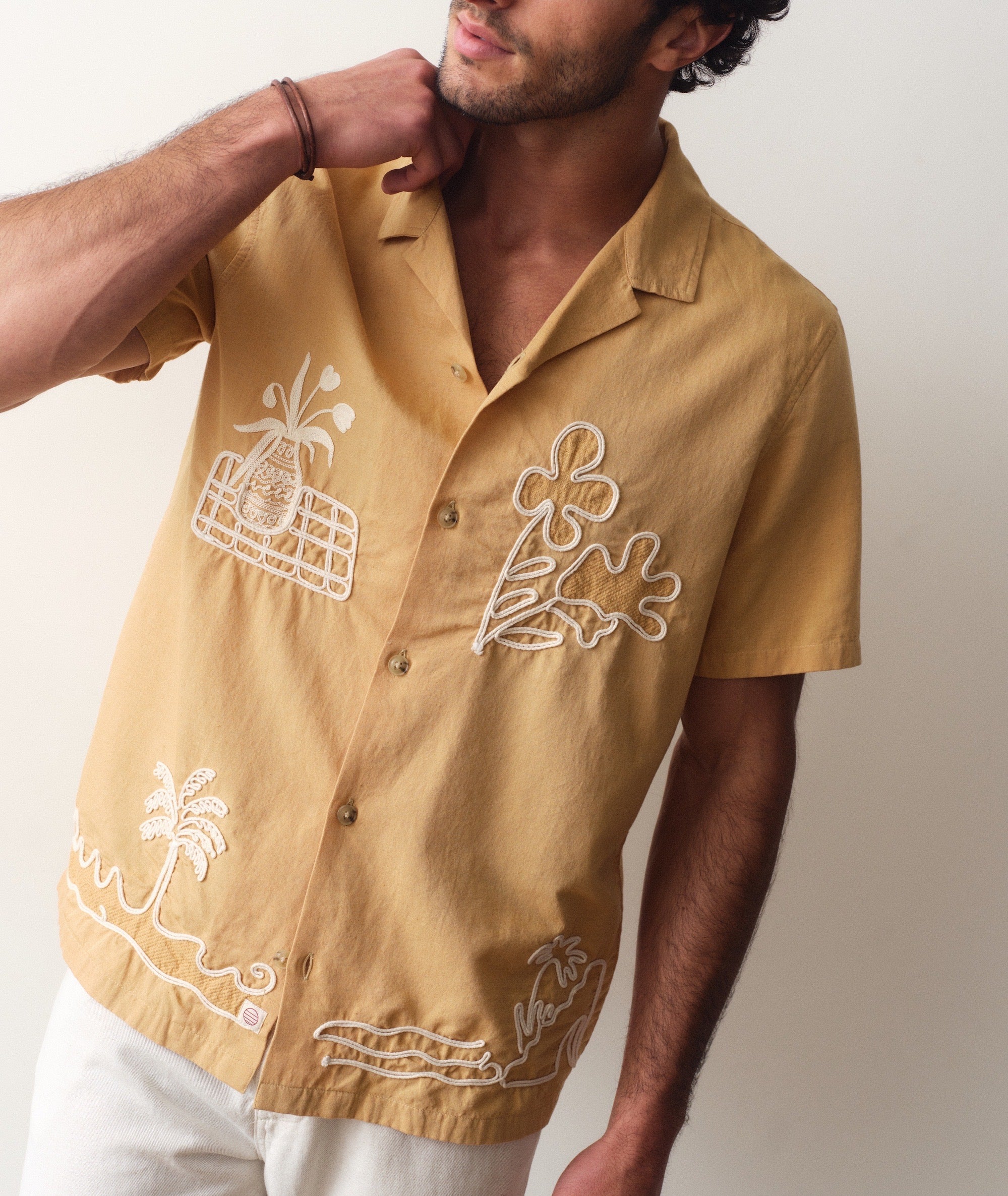 Sol Embroidered Resort Shirt