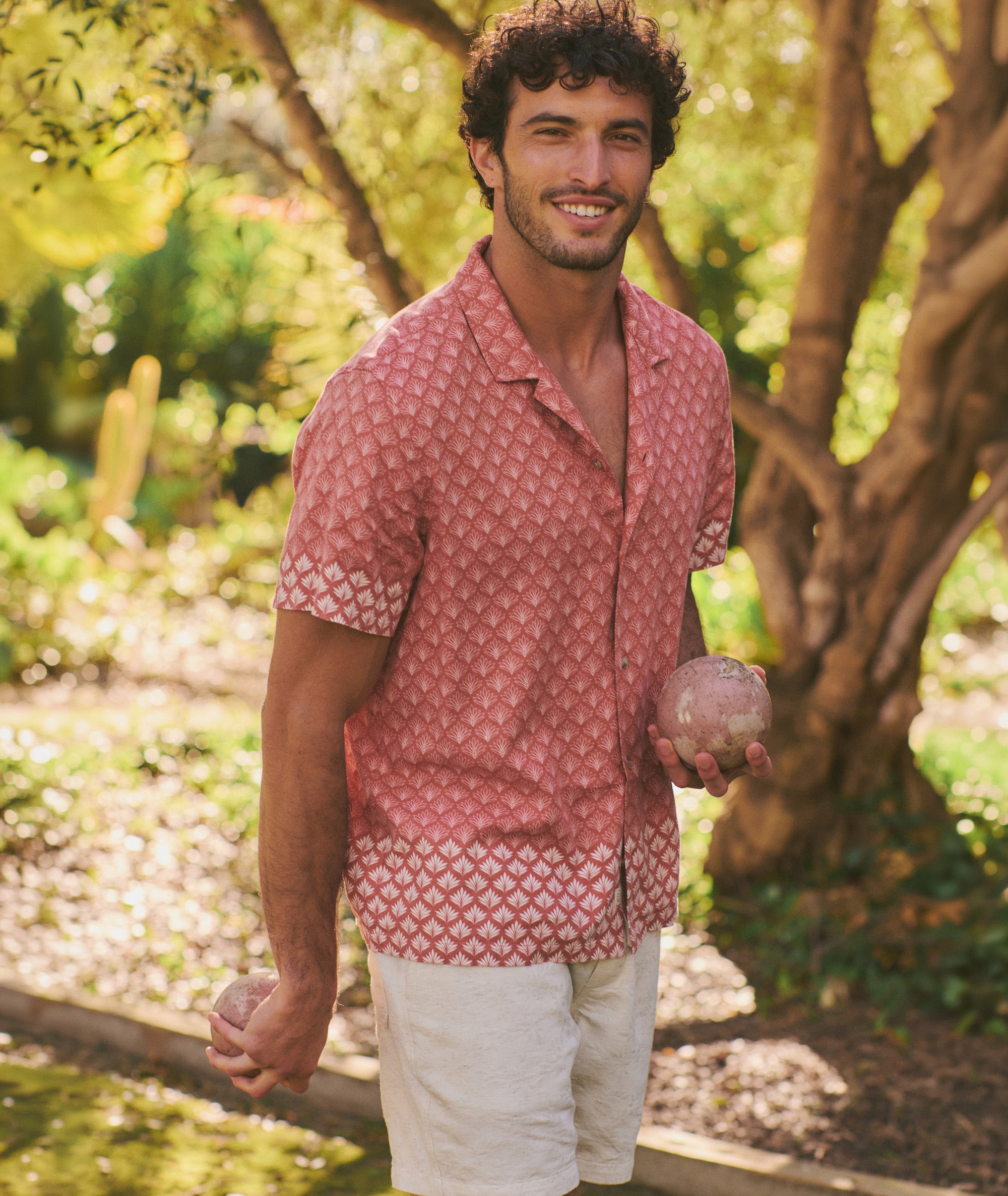 Stu Linen Resort Shirt Marine Layer Stu Linen Resort Shirt Marine Layer