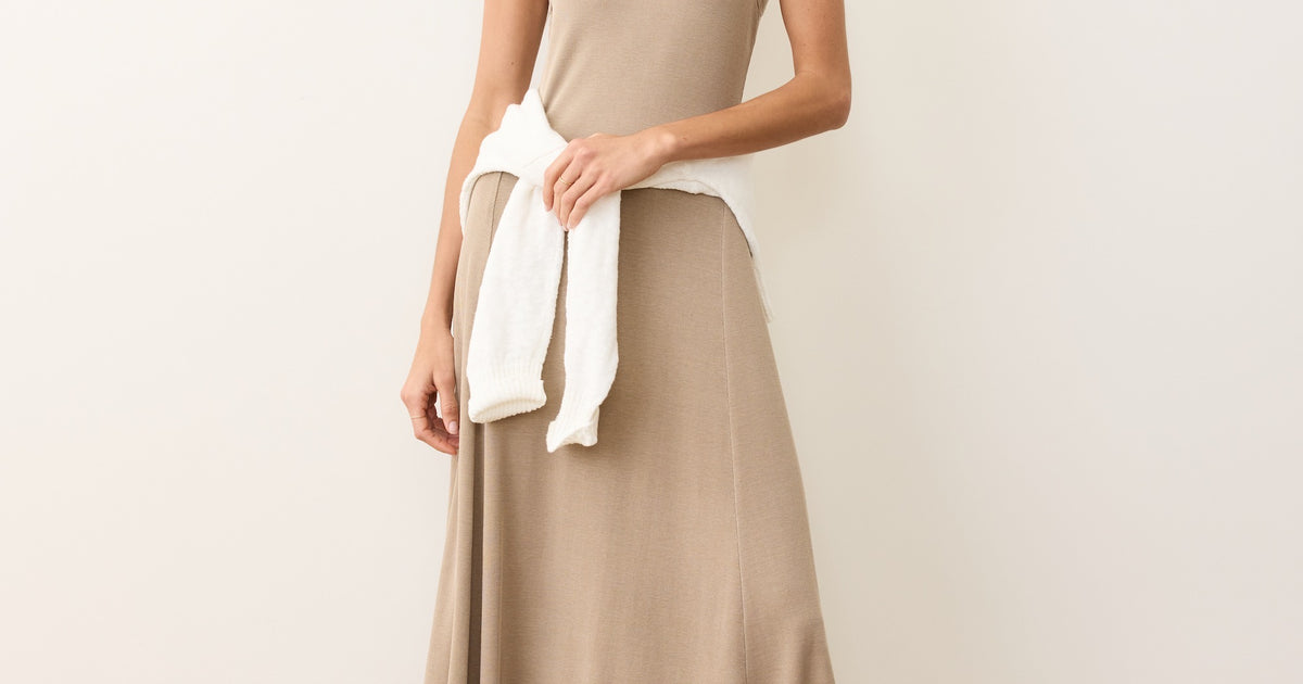 Lexi Rib Sun-In Fit & Flare Dress  Marine Layer