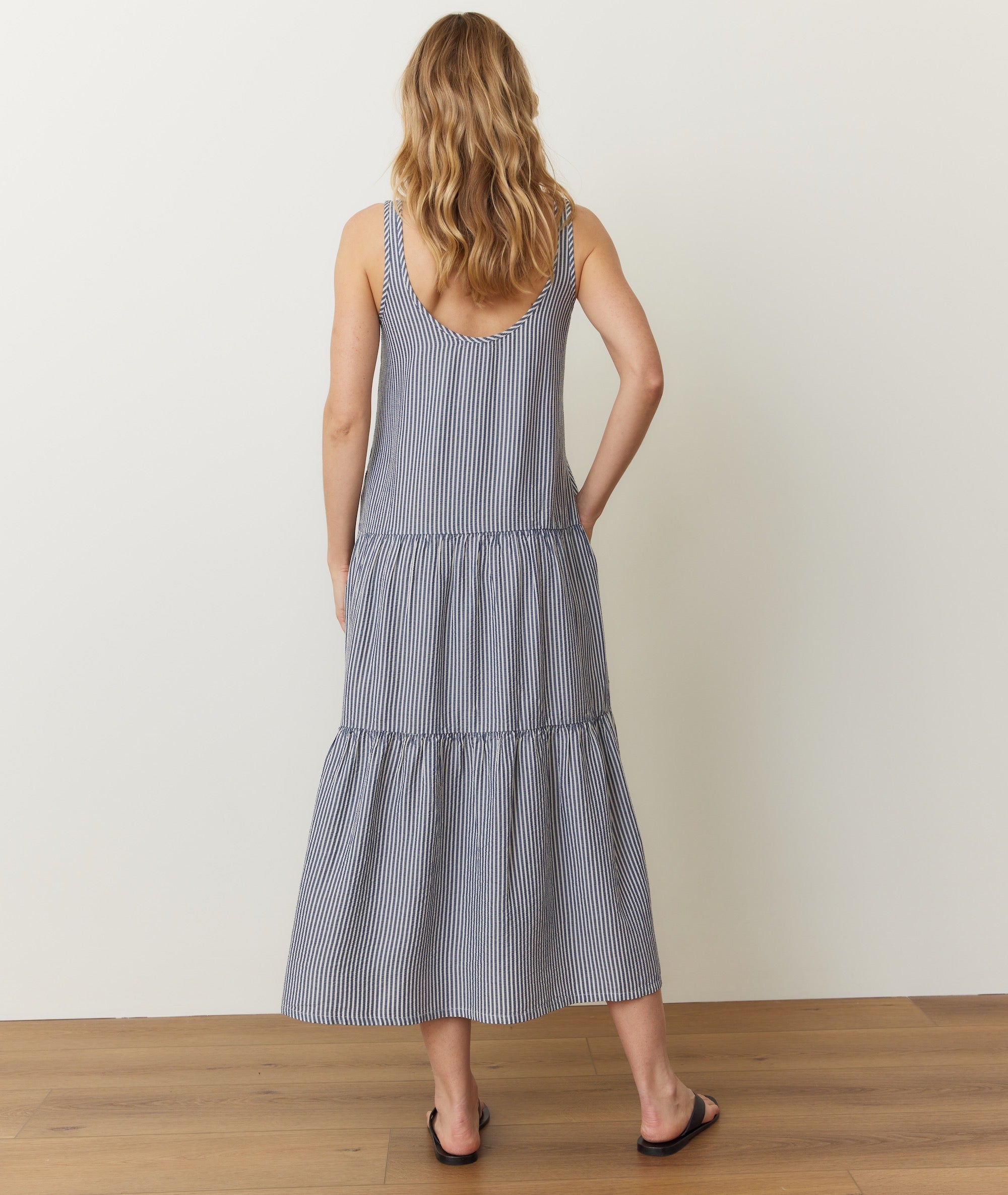 Poppy Seersucker Maxi Dress – Marine Layer