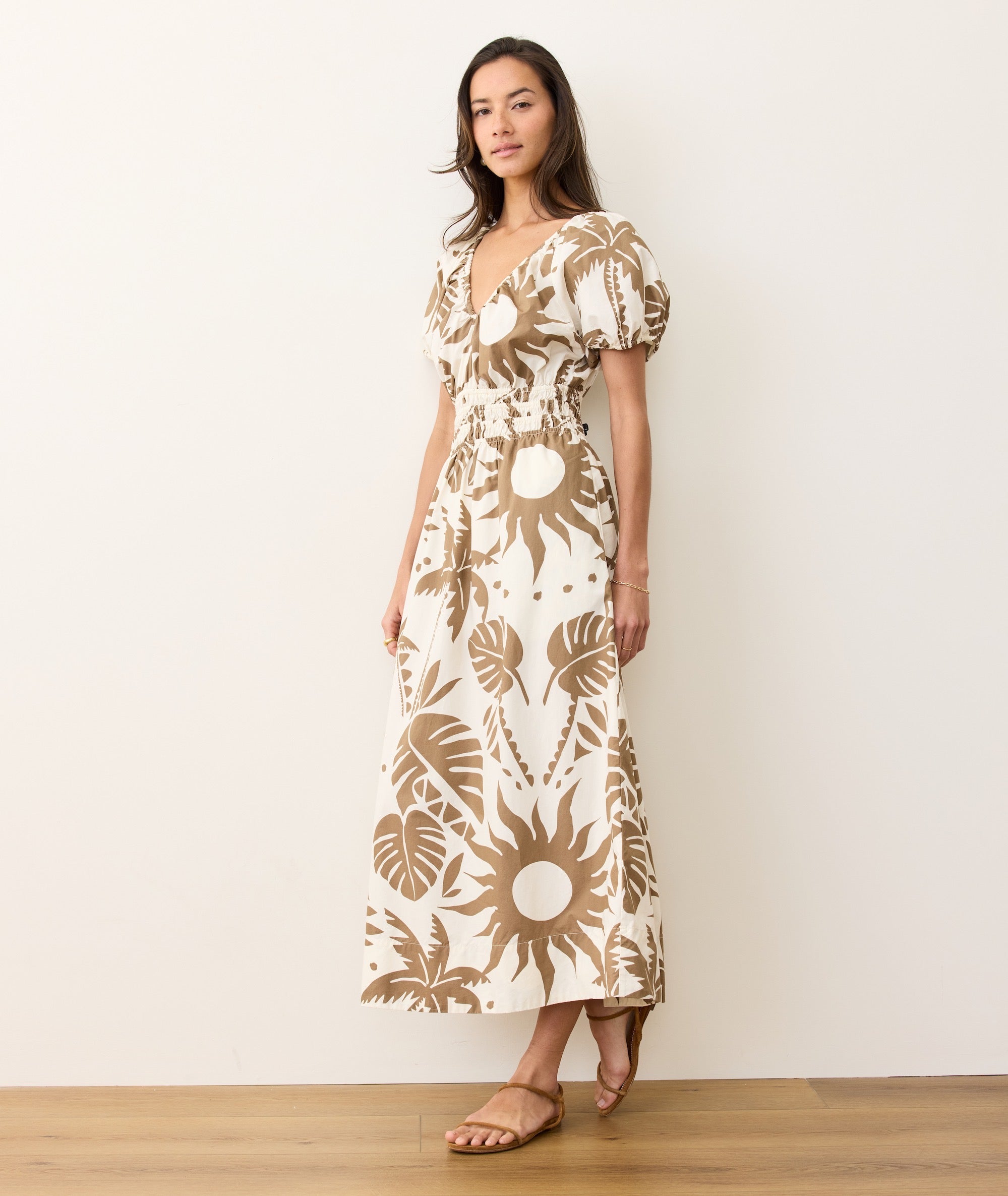 Emery Poplin Midi Dress
