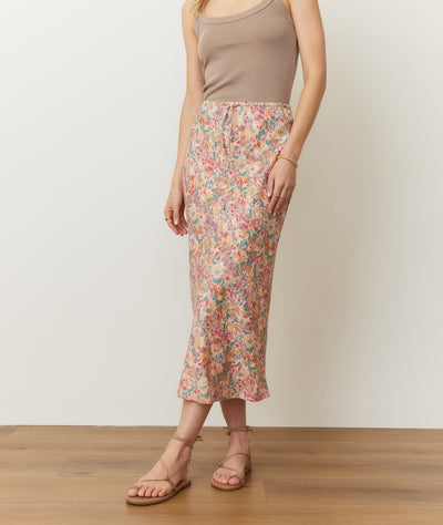 Avery Hemp Midi Skirt