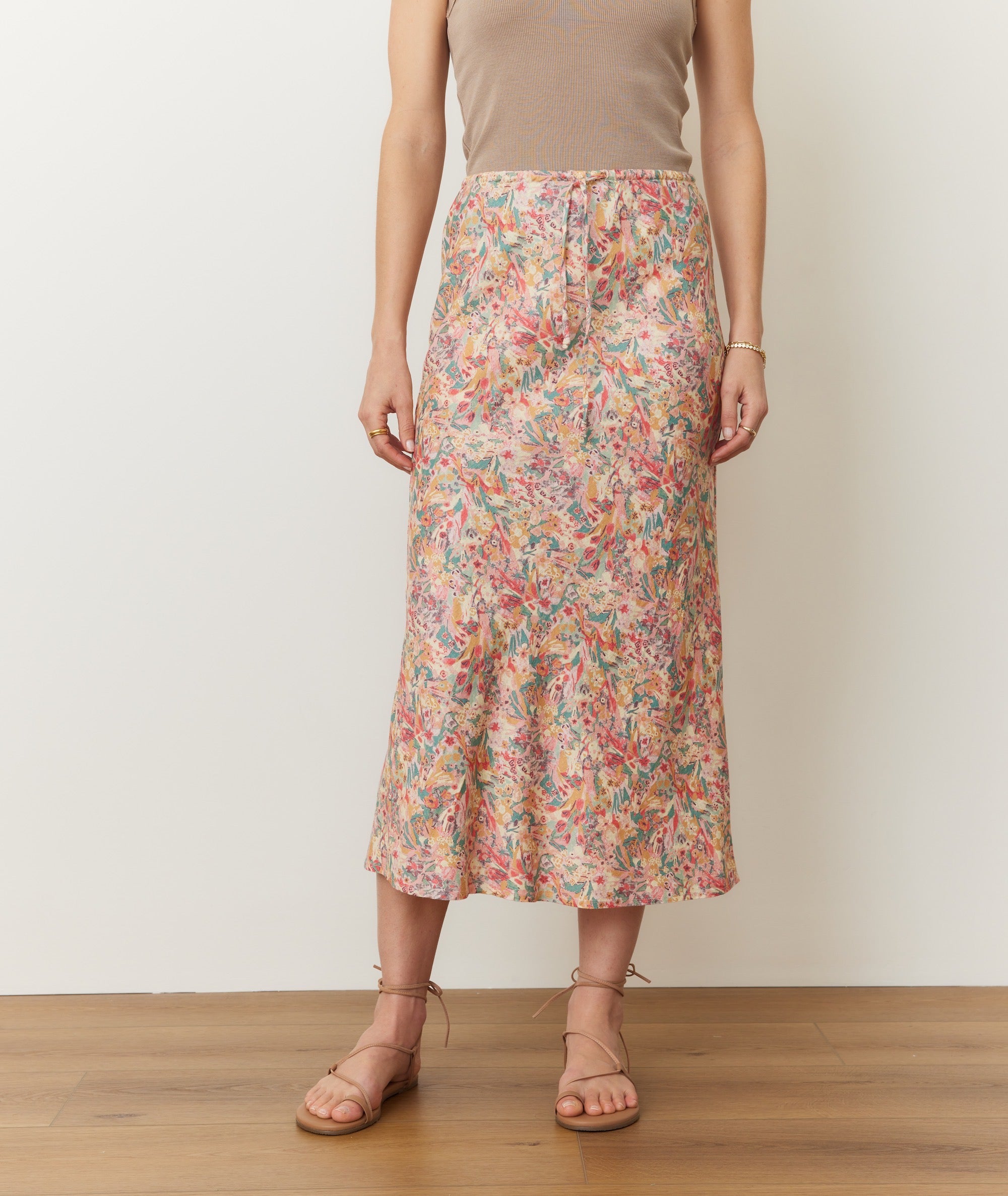 Avery Hemp Midi Skirt