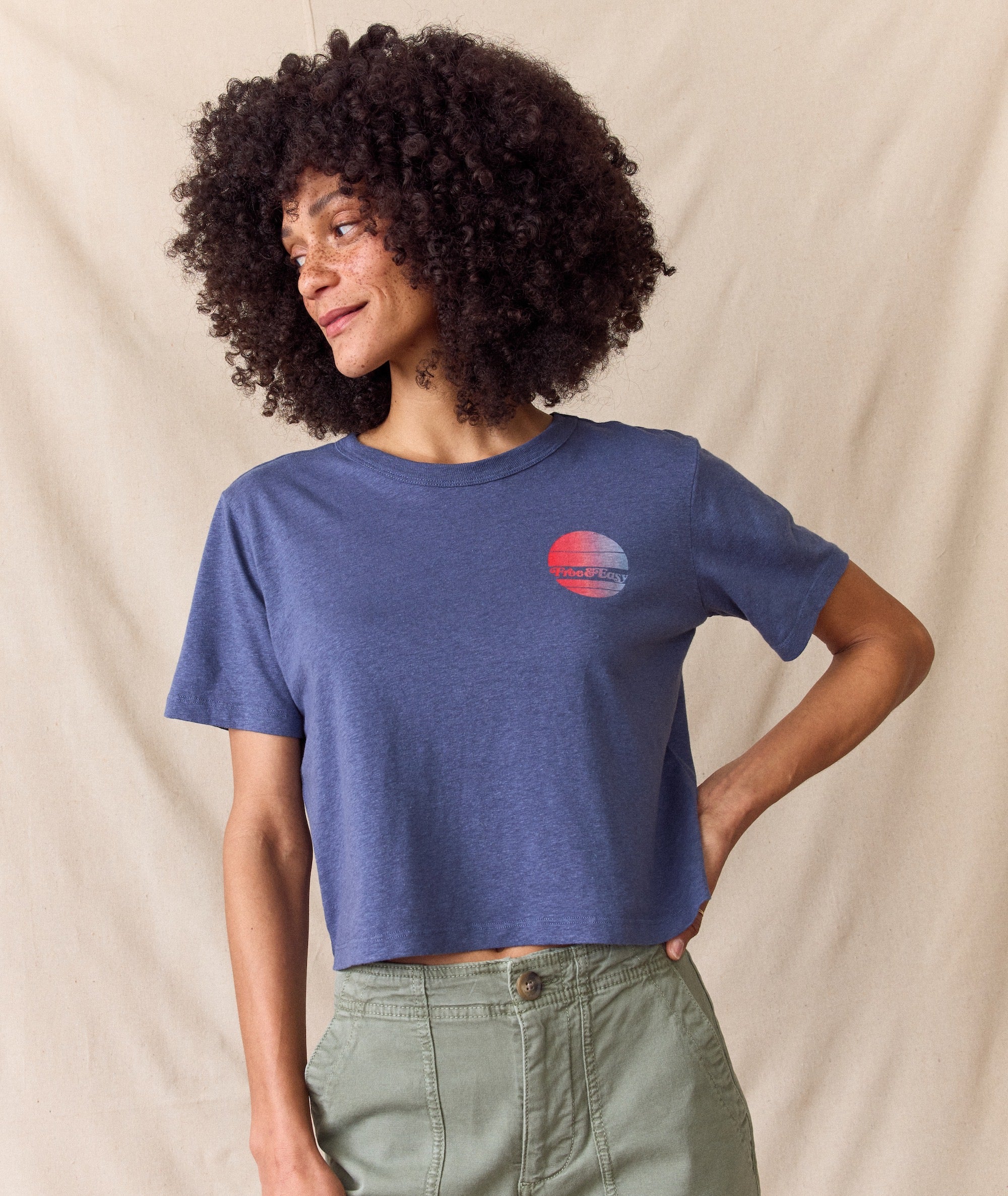 ML x Free & Easy Crop Graphic Tee