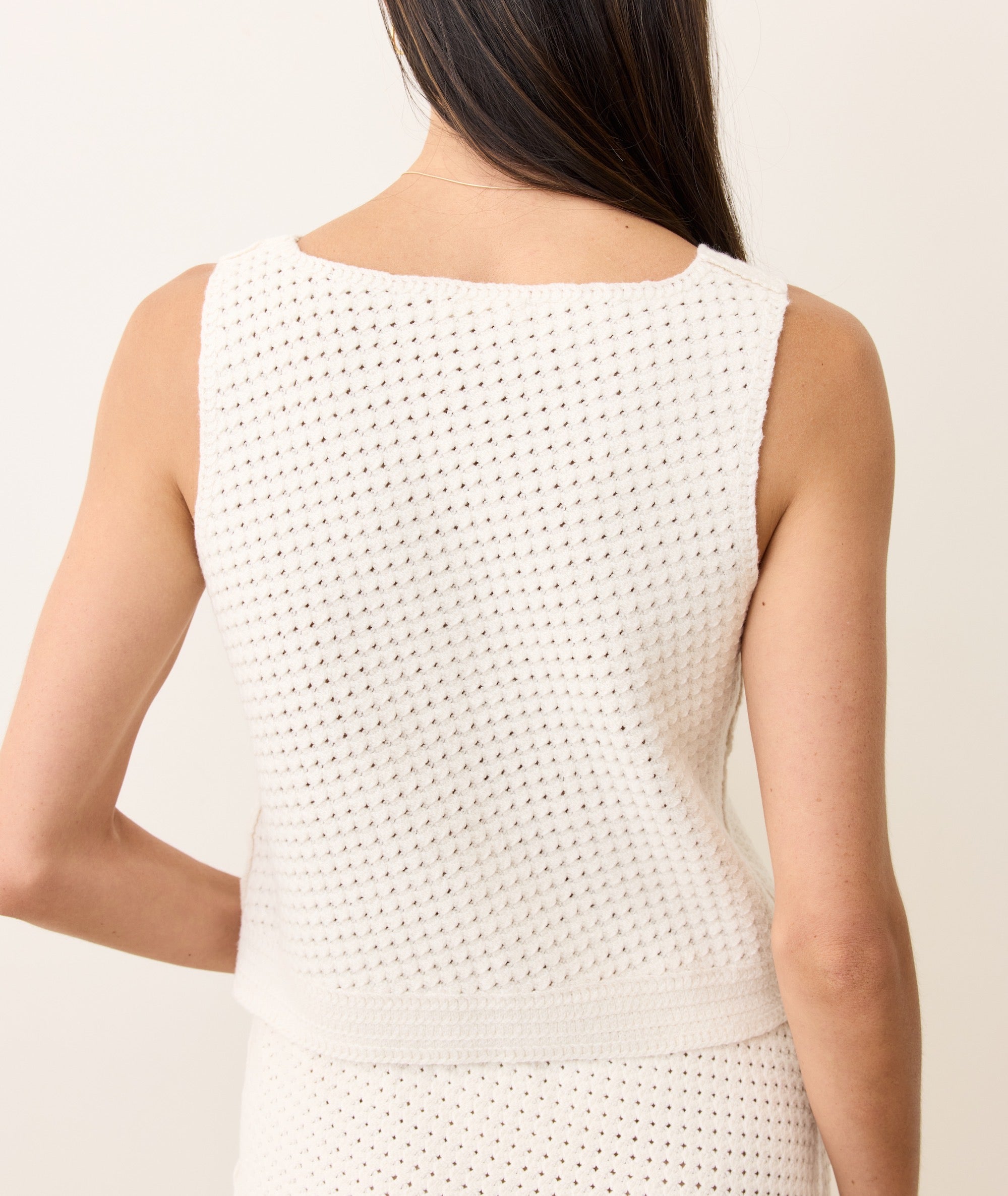 Relx Pod Pro Hazelnut Latte Marine Layer Women's Oasis Cotton Blend Sweater Vest - White Relx Pod Pro Hazelnut Latte Marine Layer Women's Oasis Cotton Blend Sweater Vest - White
