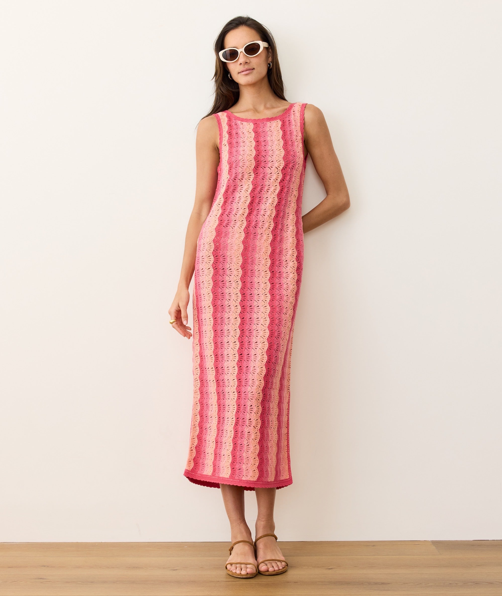 Women's Mirage Sweater Dress | Hibiscus Multi | Medium by Marine Layer Women's Mirage Sweater Dress | Hibiscus Multi | Medium by Marine Layer